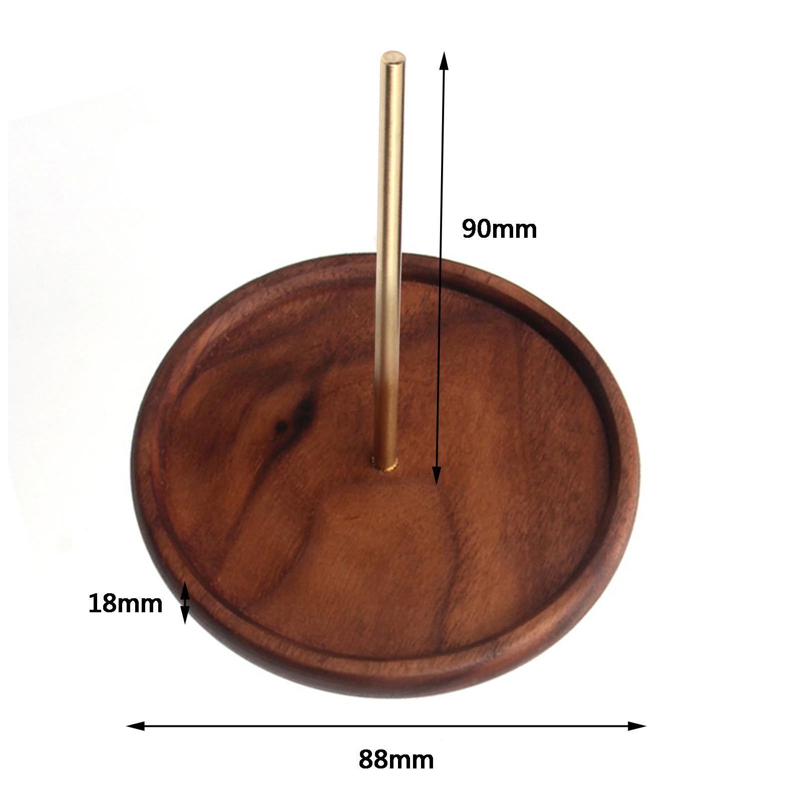 Beading Tray Wooden Loom Kit Yarn Holder for Sewing Jewellery Making Round