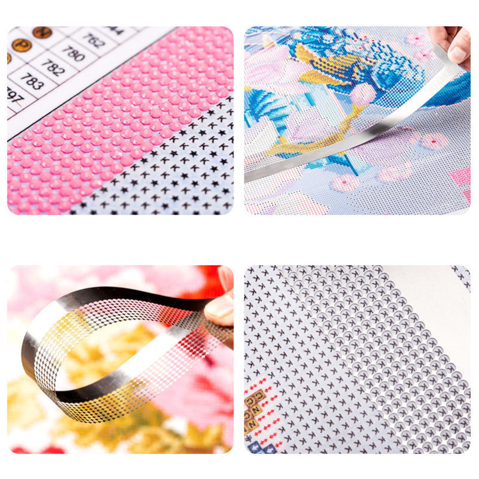 Diamond Painting Ruler Mesh Ruler Blank Grids Drawing Tool 32x7cm 0.3mm