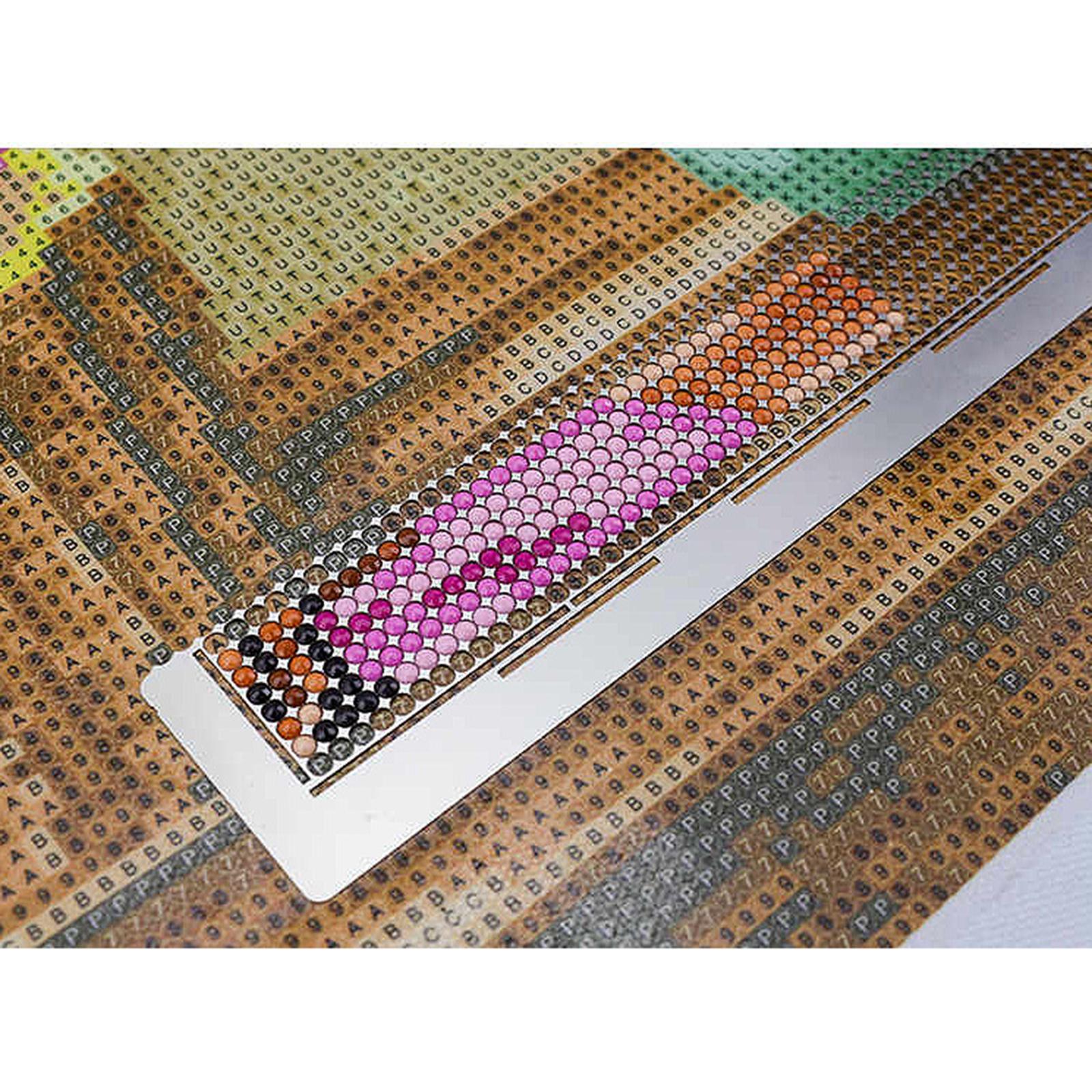 Diamond Painting Ruler Mesh Ruler Blank Grids Drawing Tool 32x7cm 0.3mm