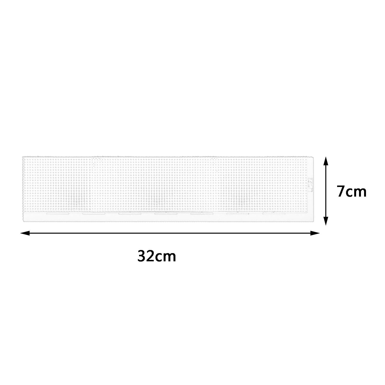 Diamond Painting Ruler Mesh Ruler Blank Grids Drawing Tool 32x7cm 0.3mm