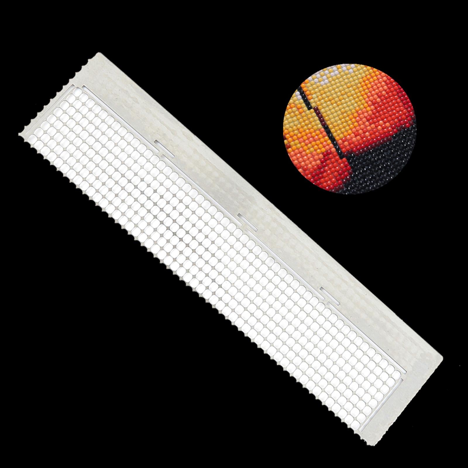 Diamond Mesh Ruler Fix Tool for DIY Needlework Accessories 408 holes