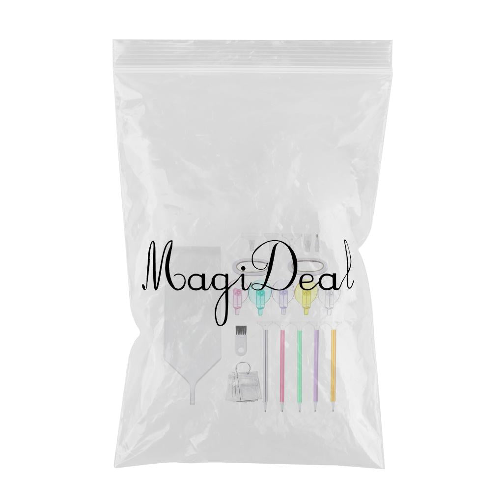 24x Diamond Painting Pen Cross Stitch 5 Point Pen Tips Nail Beads Crafts DIY
