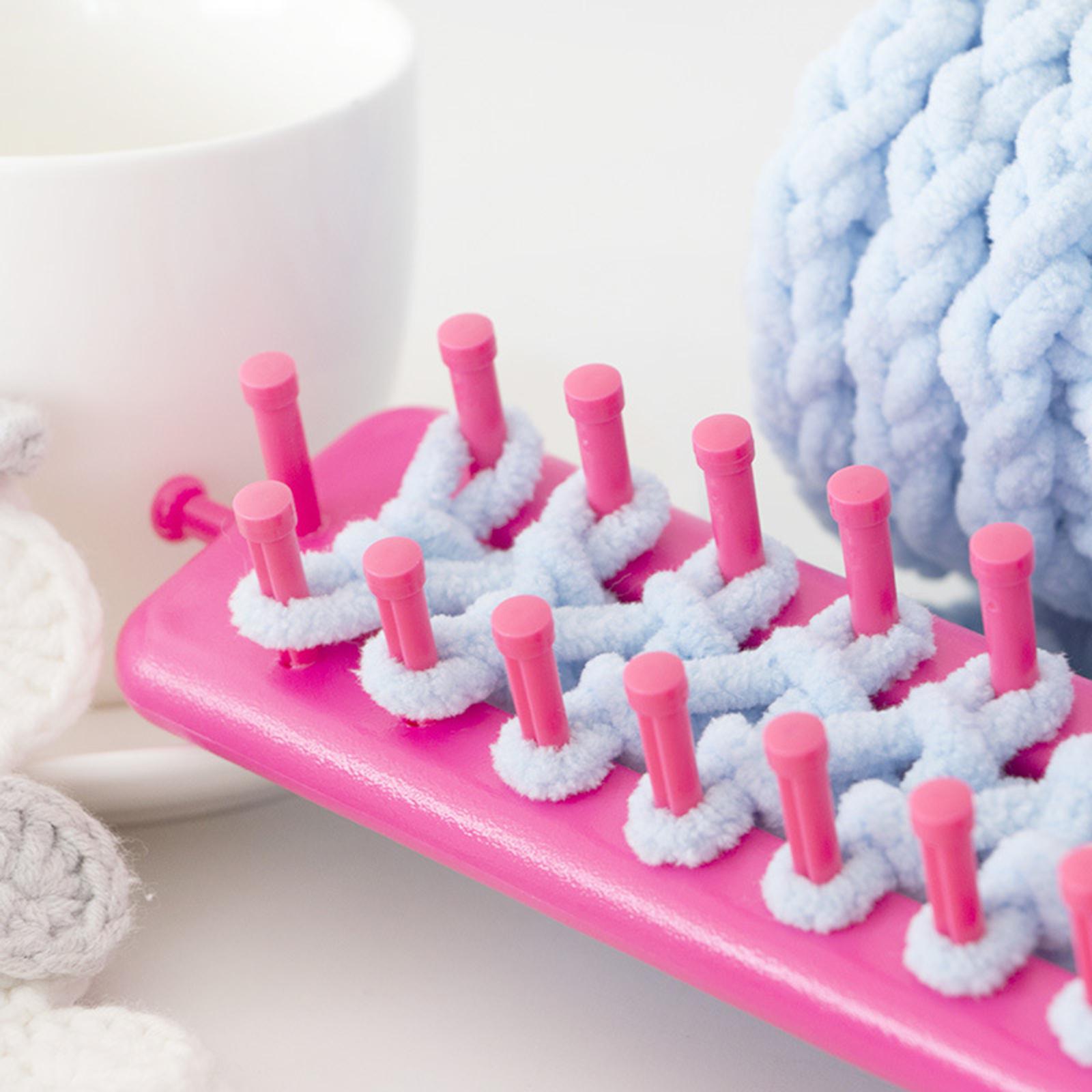 Knitting Looms Set Weaving Suture Needle for Socks Hats Sweater Rectangle