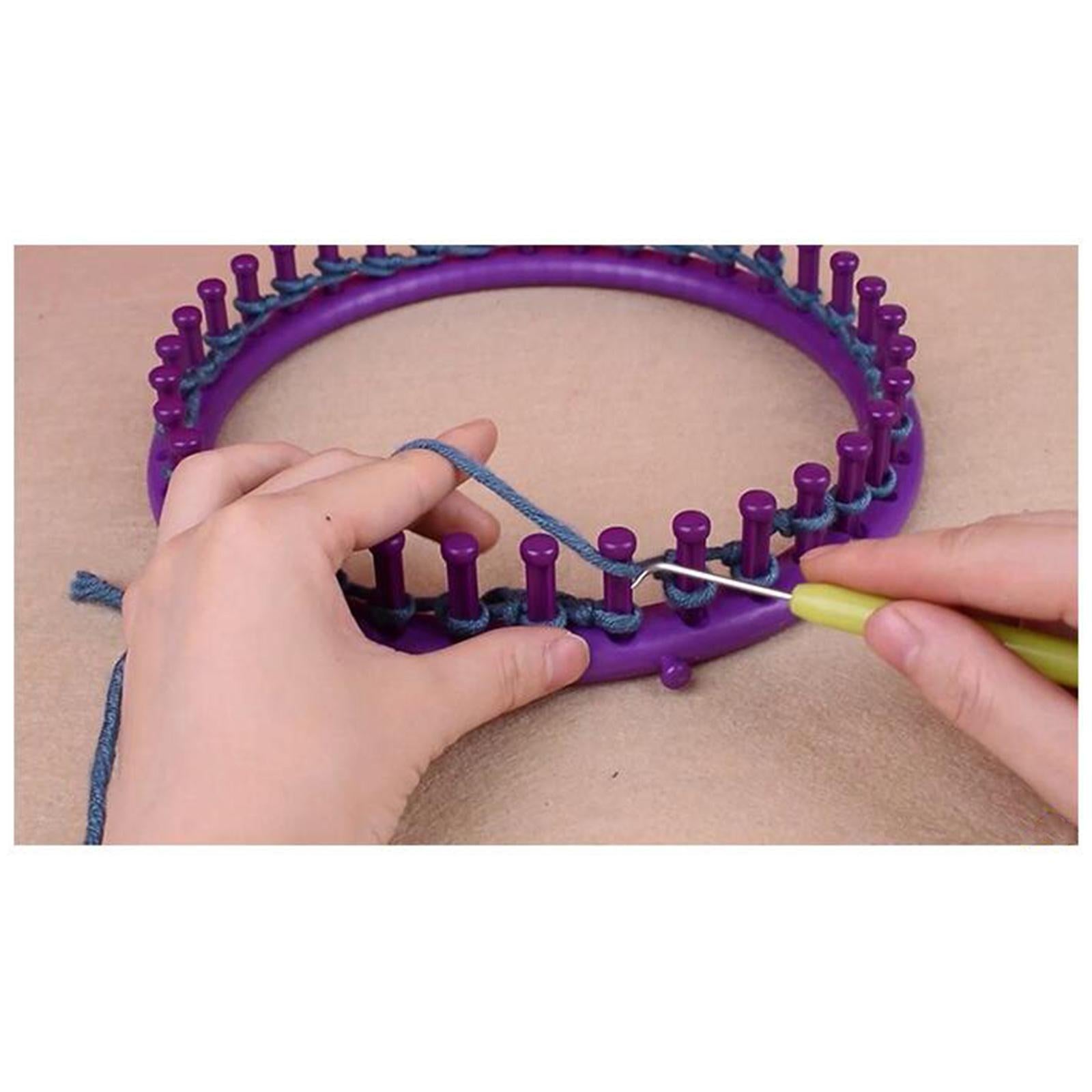 Knitting Looms Set Weaving Suture Needle for Socks Hats Sweater Round