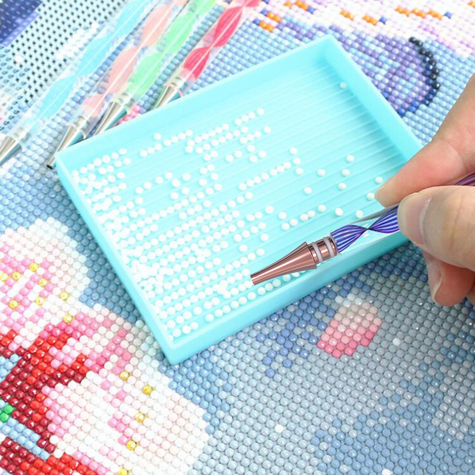 3x Metal Tip 5D Single Placers for Diamond Painting Pen 22x8 22x12 35x22