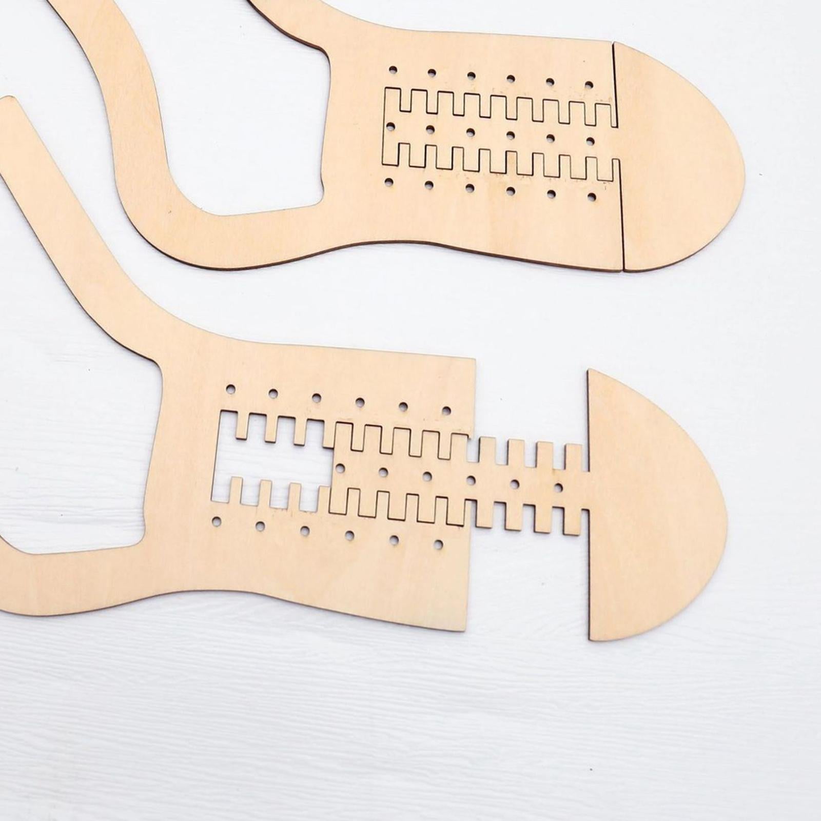 2Pcs Sock Blockers Knitting Mold for Craft Lovers Beginners Hollow Pattern