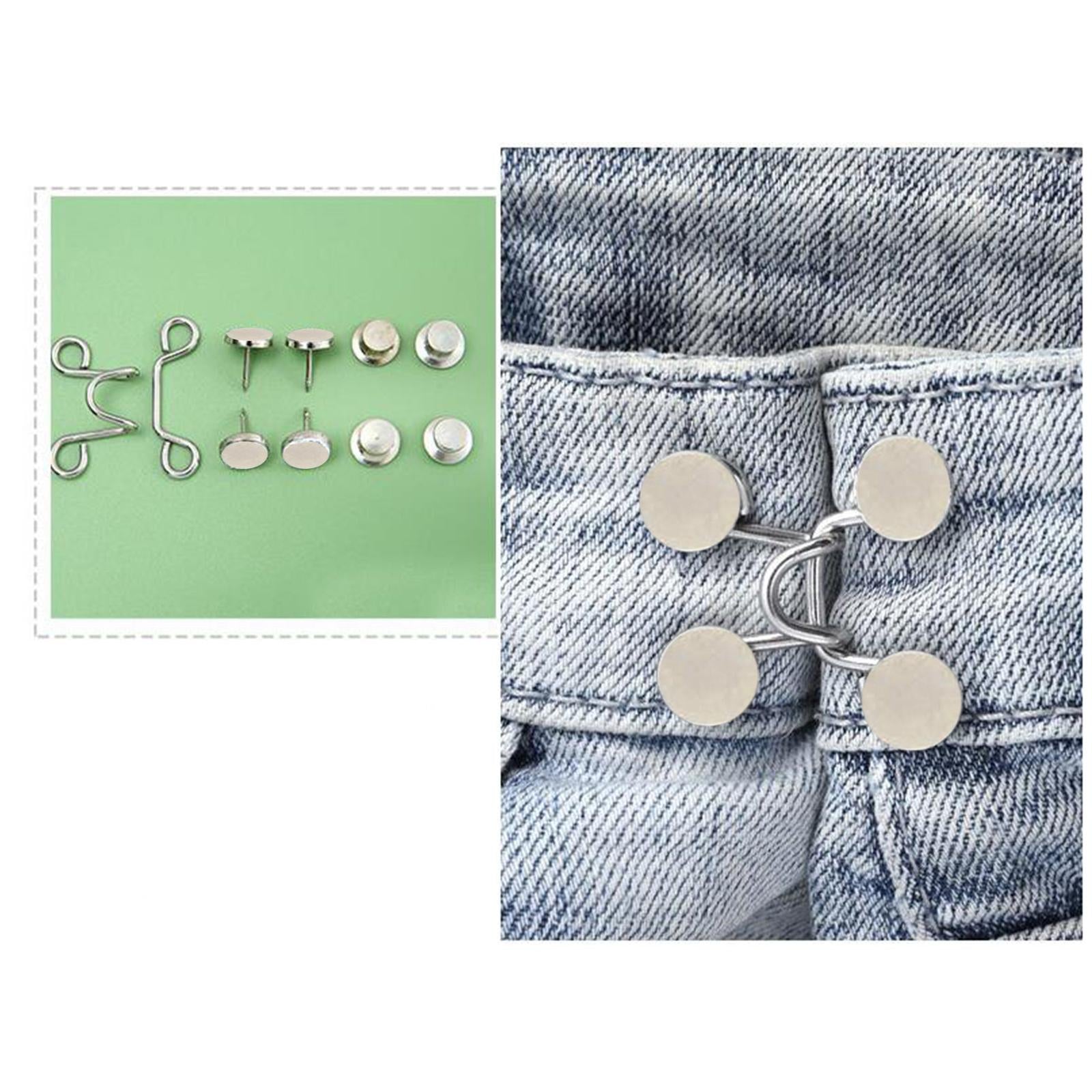 Jean Waist Buckle Button Durable Replacement for Pants Shorts Kids Bronze