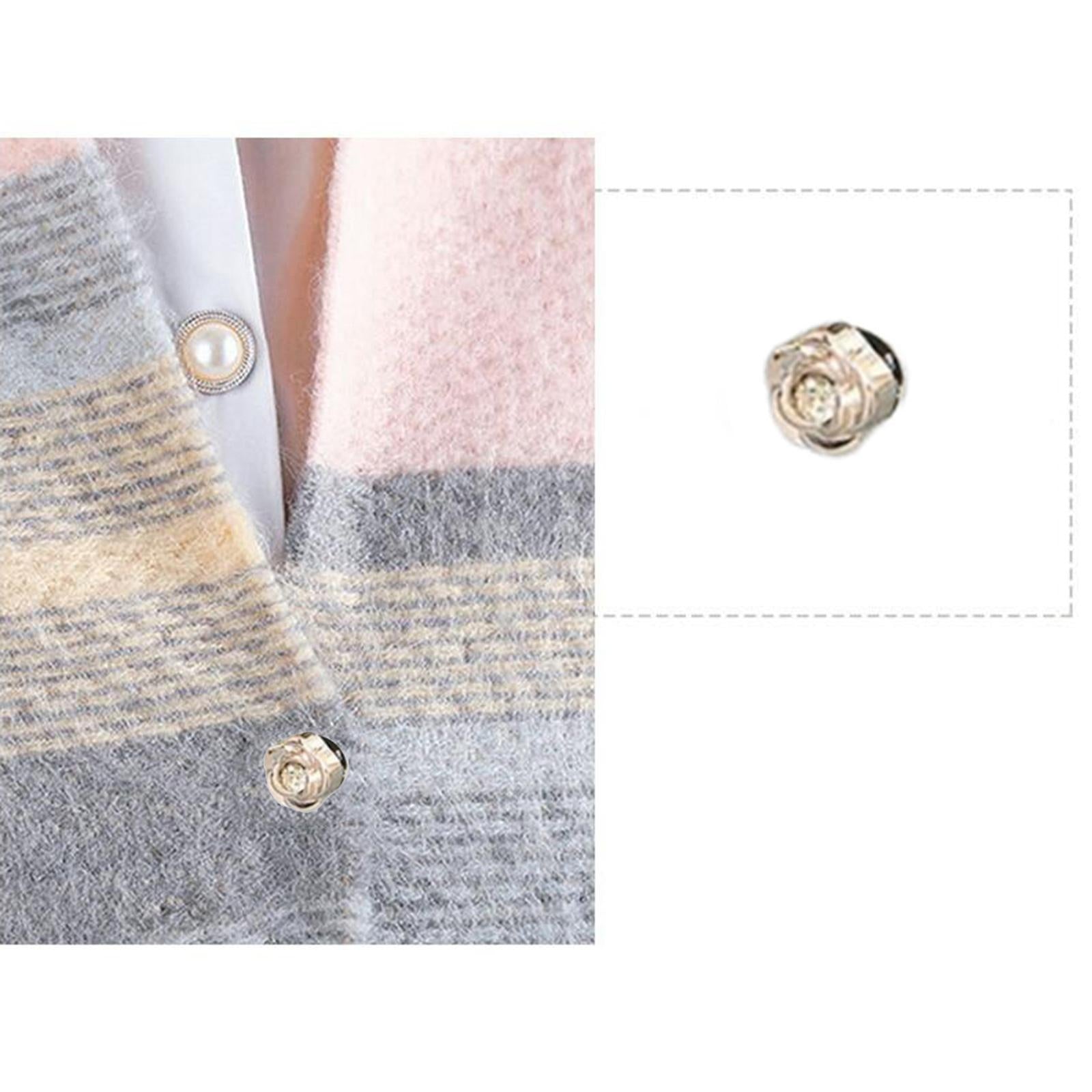 Jean Waist Buckle Button Durable Replacement for Pants Shorts Kids Bronze