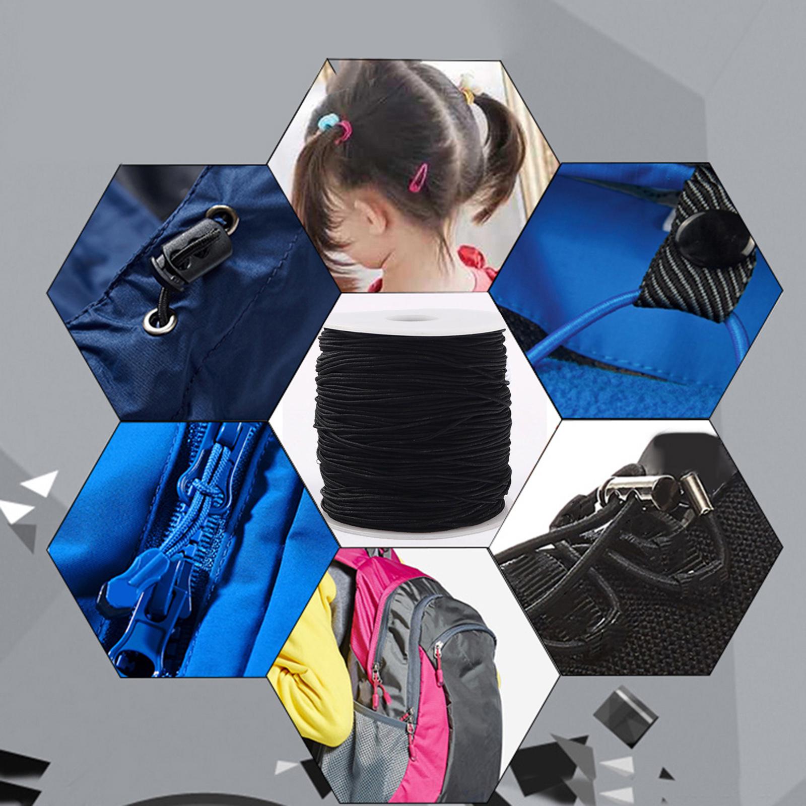 Elastic Bands 1mm 100 Yards Elasticity for Mobile Phone Accessories black