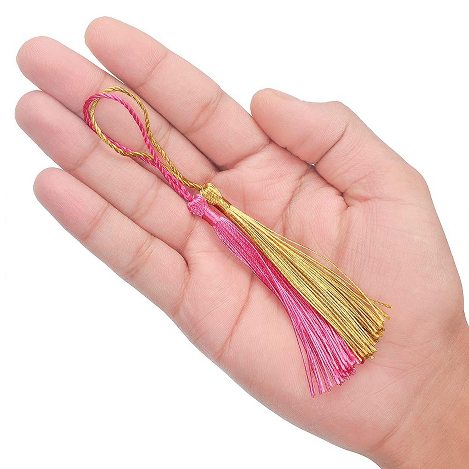 300Pieces Tassel Pendants DIY Keyring Earrings Jewelry Making Supplies Gift