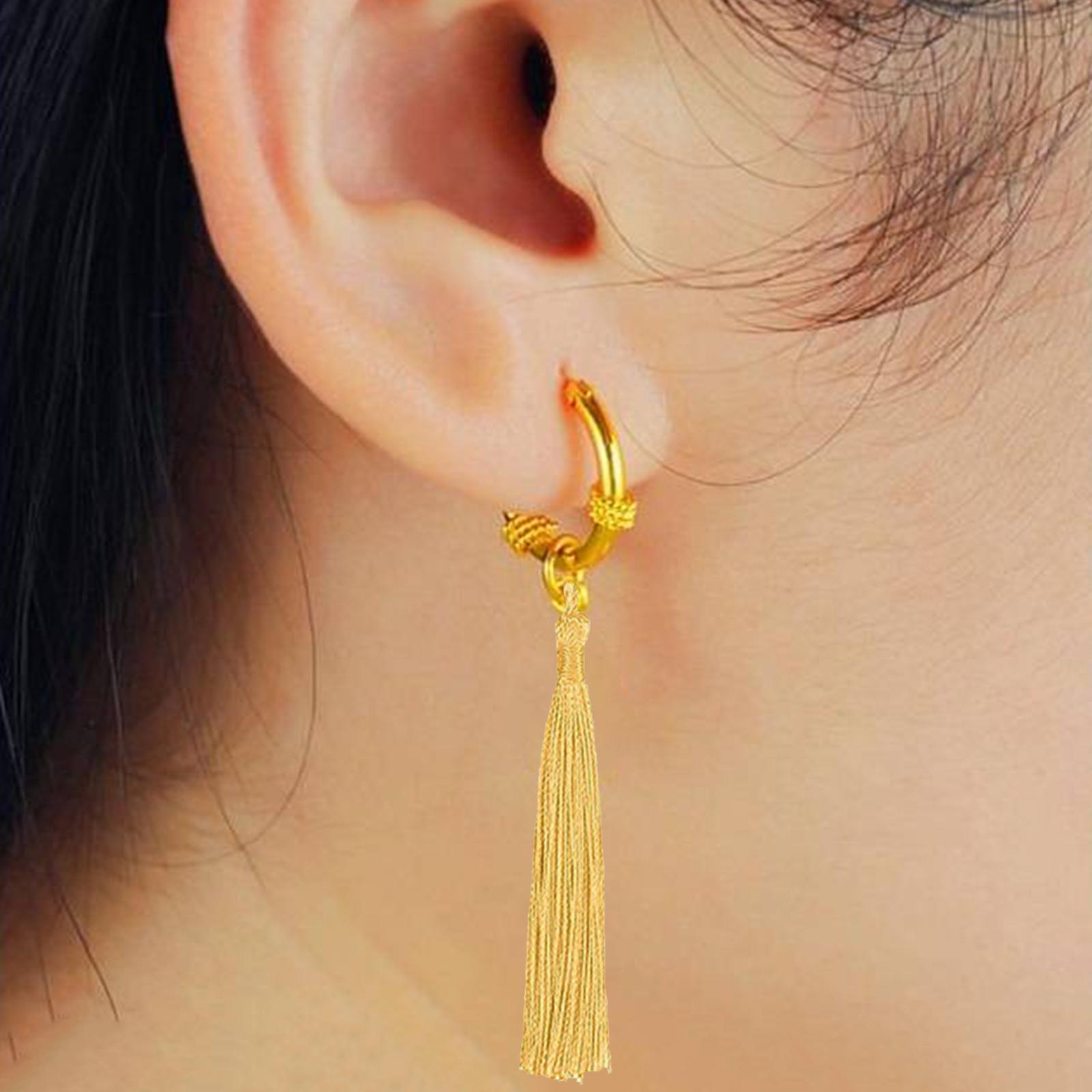300Pieces Tassel Pendants DIY Keyring Earrings Jewelry Making Supplies Gift