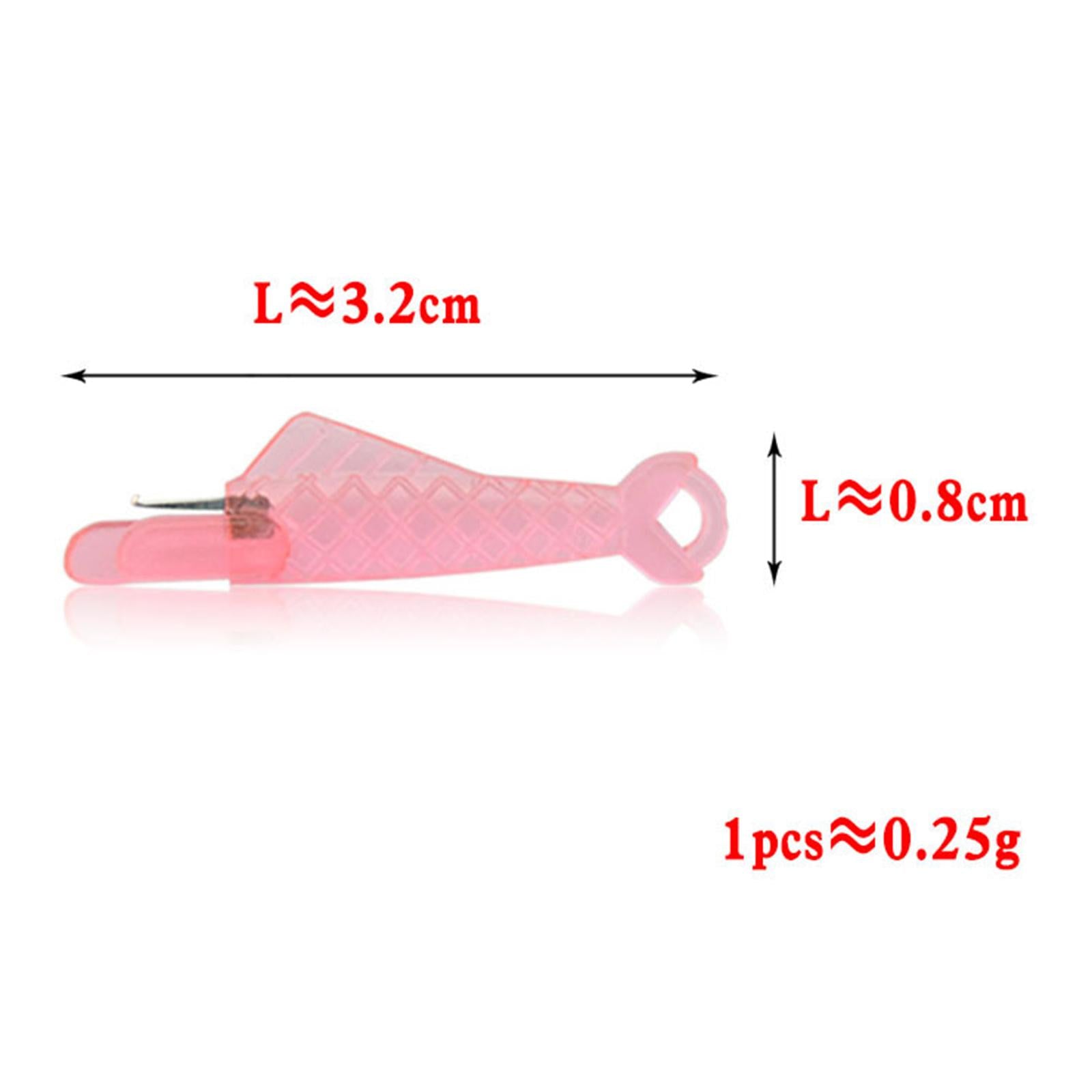 100x Needle Threader Embroidery Cross Stitch Needle Threading Tools Pink