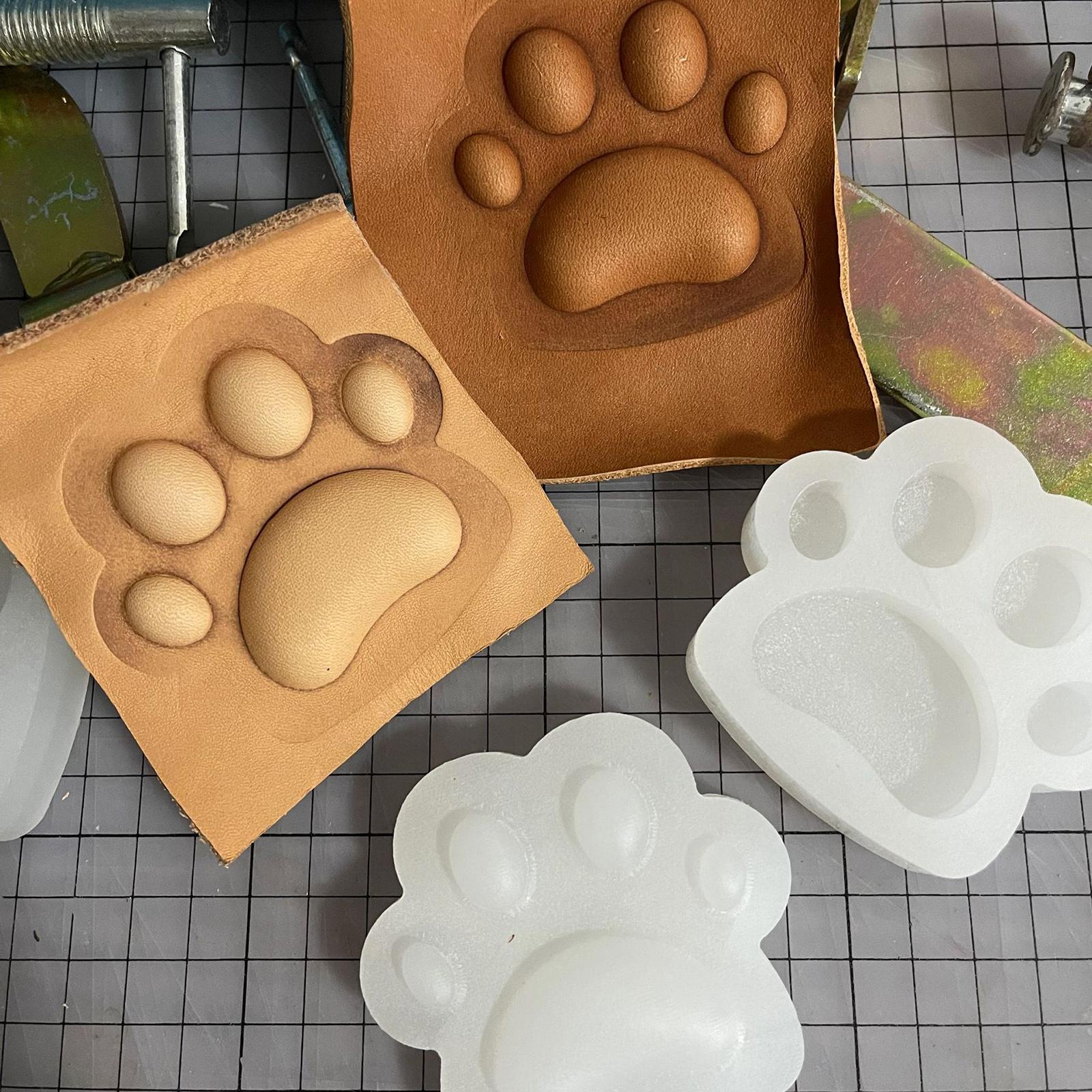Leather Craft Mold DIY Decor Small Resin Shaped Mold for Leather Crafts