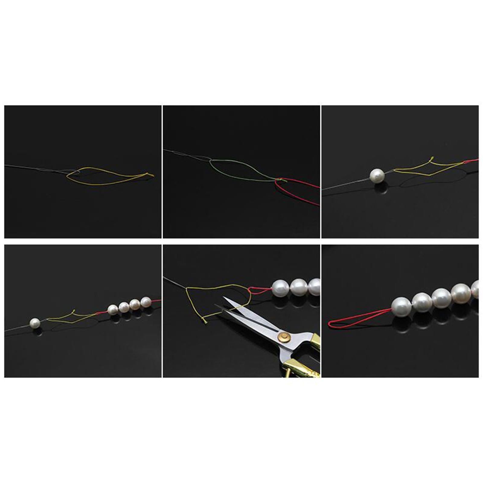 10Pcs Large Eye Sharp Needles Bracelet Beading Hand Sew Needle Easy Thread