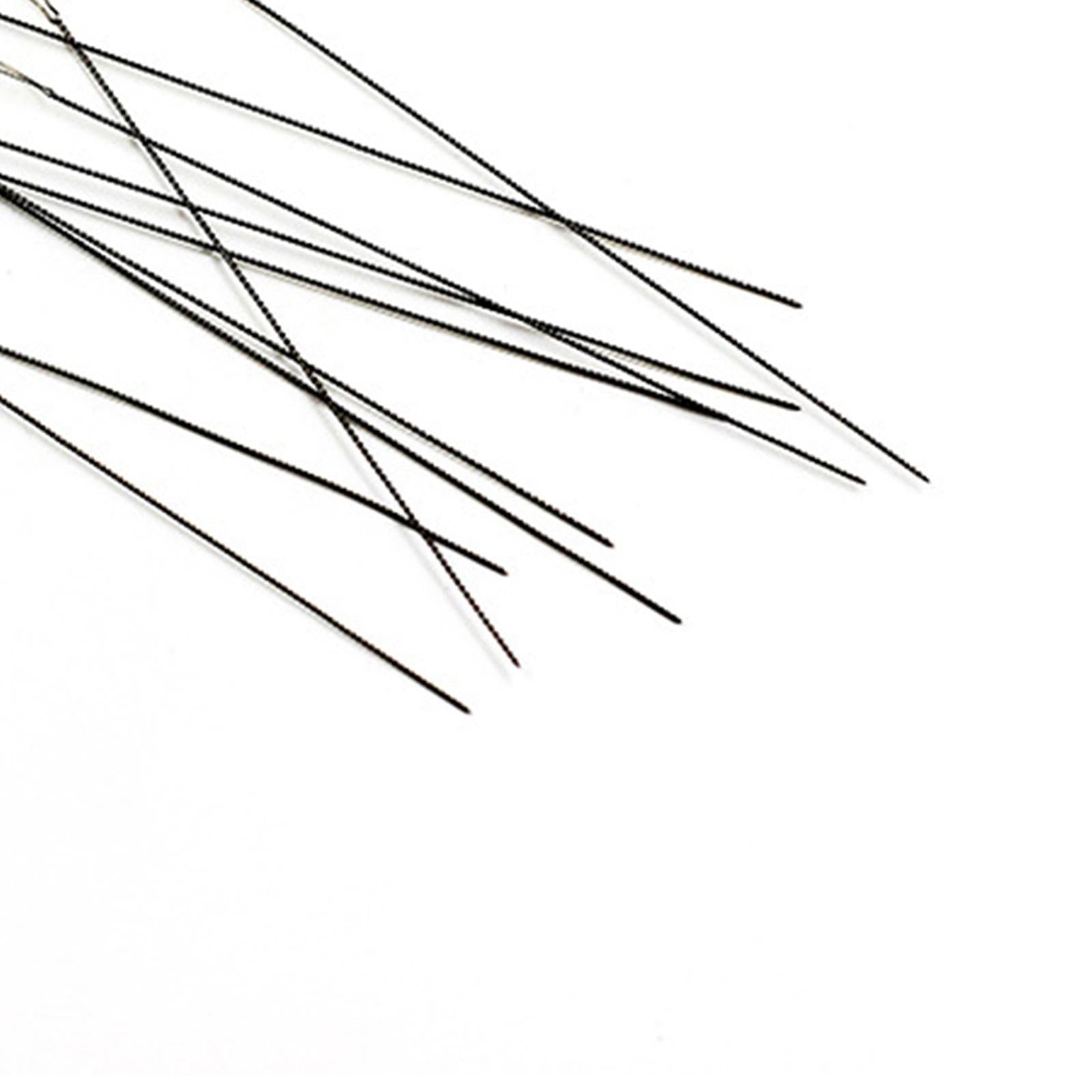 10Pcs Large Eye Sharp Needles Bracelet Beading Hand Sew Needle Easy Thread