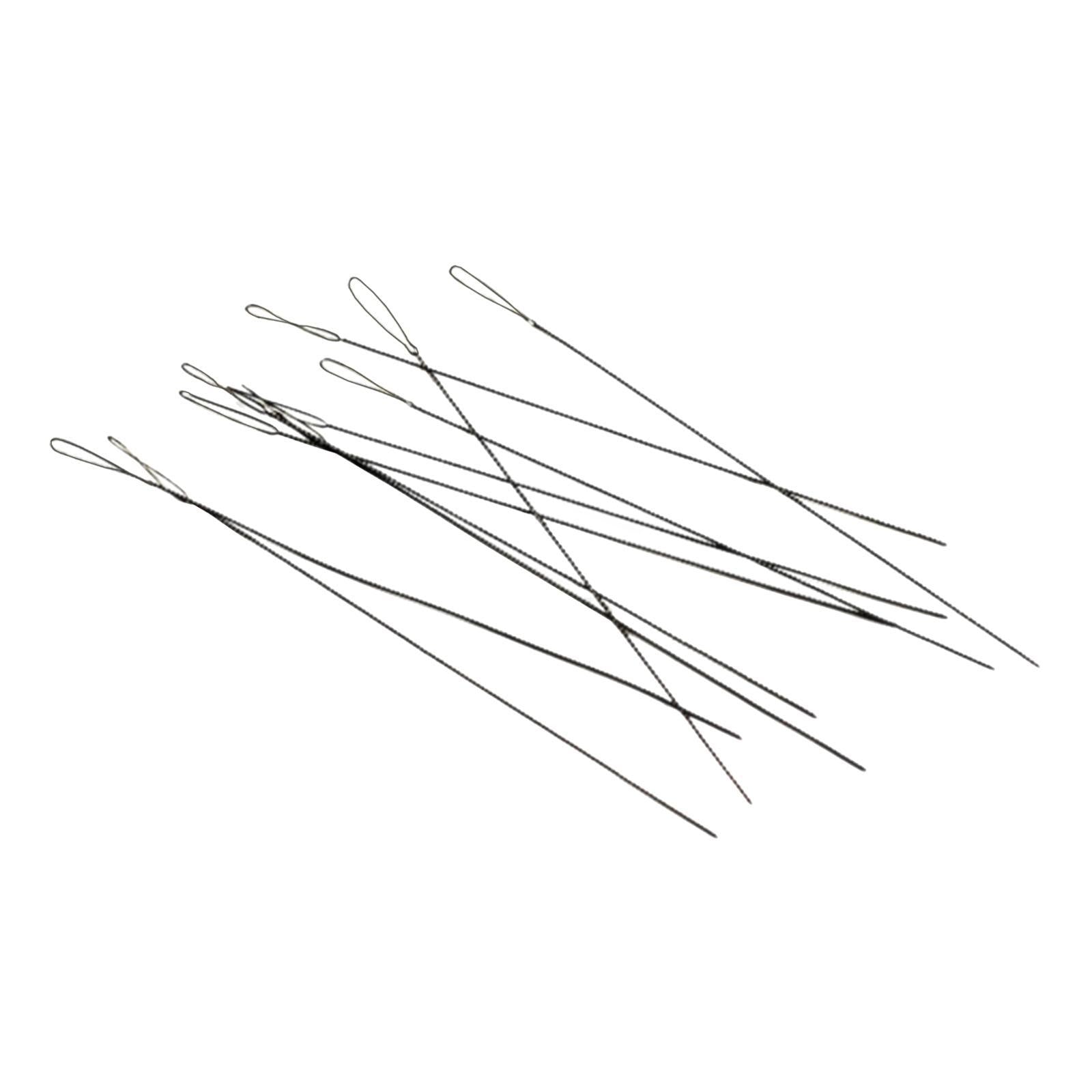 10Pcs Large Eye Sharp Needles Bracelet Beading Hand Sew Needle Easy Thread