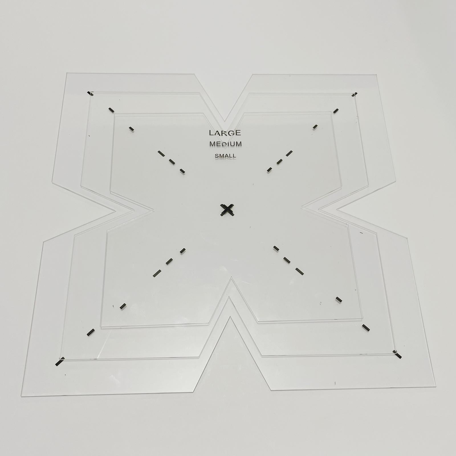 Multifunctional Patchwork Quilting Ruler Simple Crafts for Tailor 12 inch