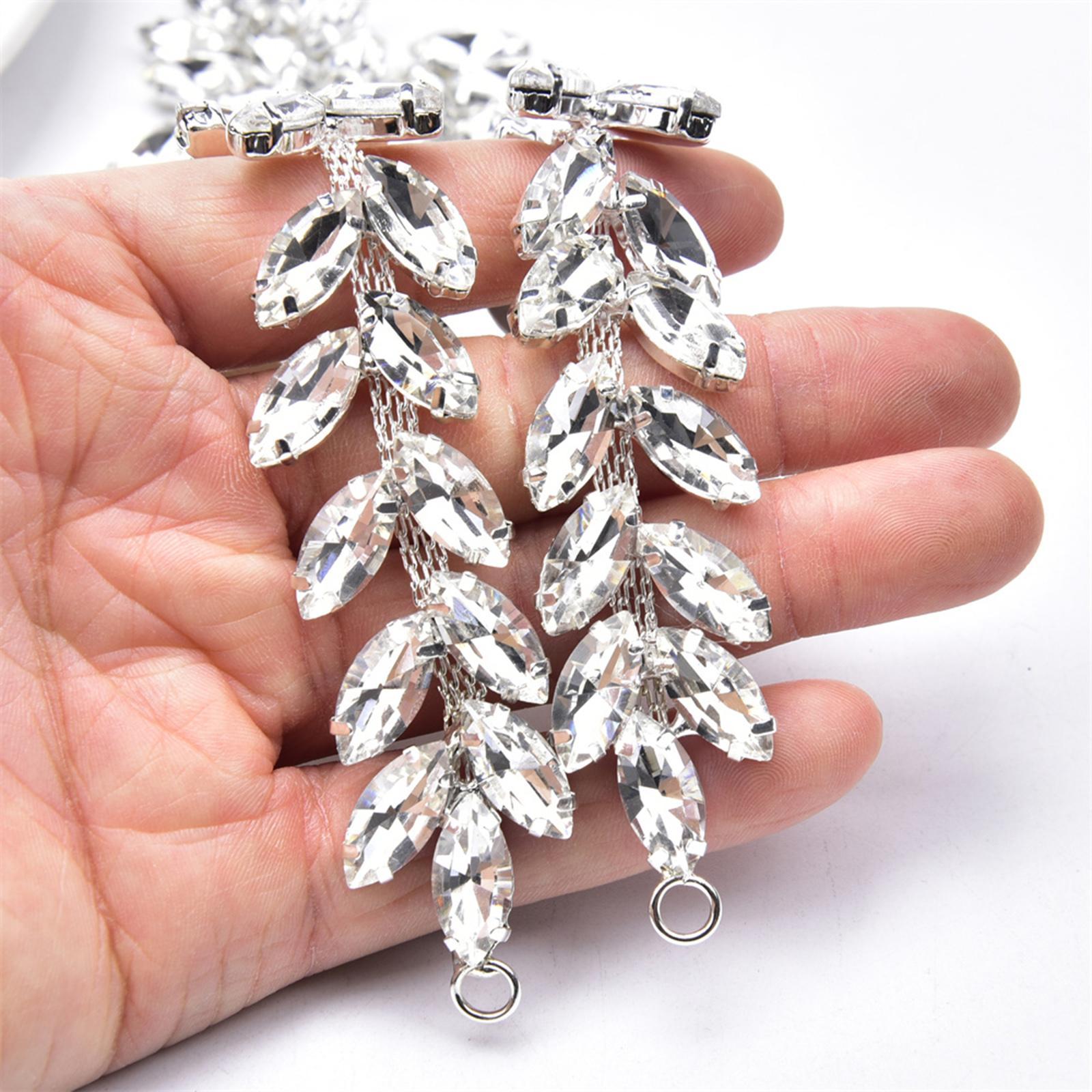 Rhinestone Chain Applique Crafts Trim Bags Cake Shoes Patch Decorative