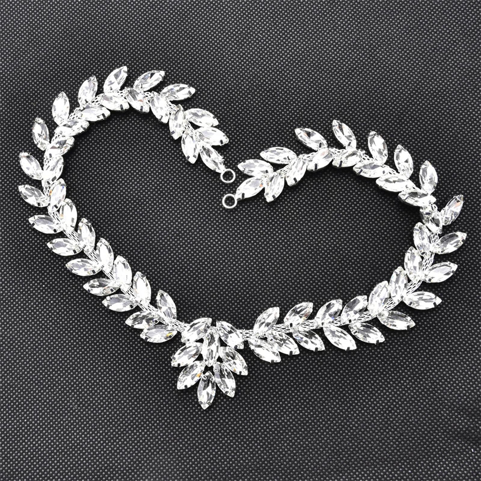 Rhinestone Chain Applique Crafts Trim Bags Cake Shoes Patch Decorative