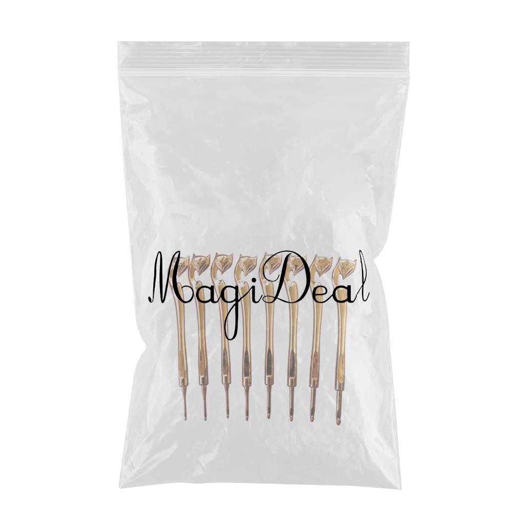 8PCS Crochet Hooks Kit Set Sewing Project DIY Knitting Art Tools