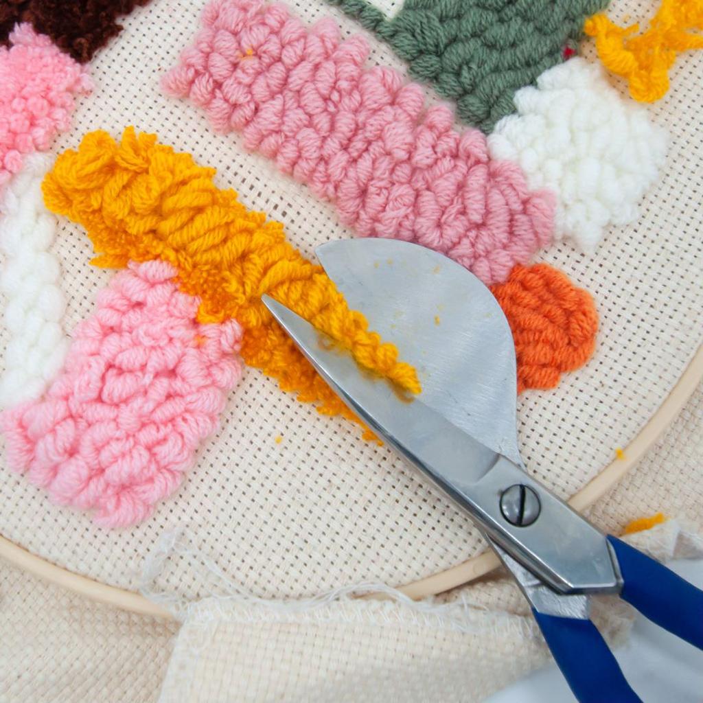 Curved Applique Duckbill Scissors Shears Thread Stitching Craft Blade 7 inch