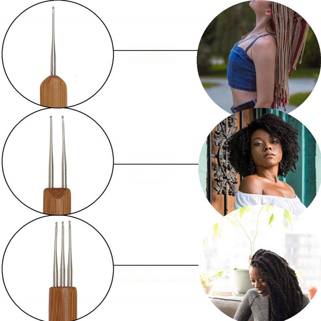 Crochet Hook Dreadlock Sew Braid Track Wig Hair Needle crafts Knitting