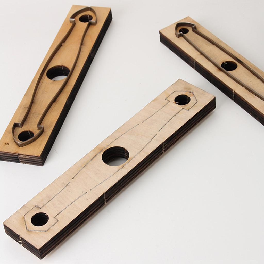 Steel Wood Leather Craft Dies Cutting Dies Bag Handle Strap Template 210mm