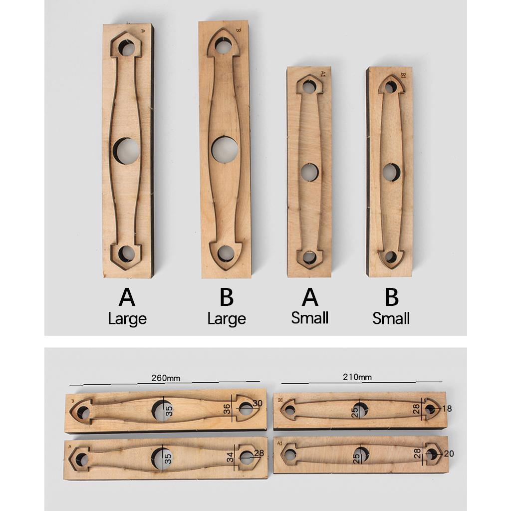 Steel Wood Leather Craft Dies Cutting Dies Bag Handle Strap Template 210mm