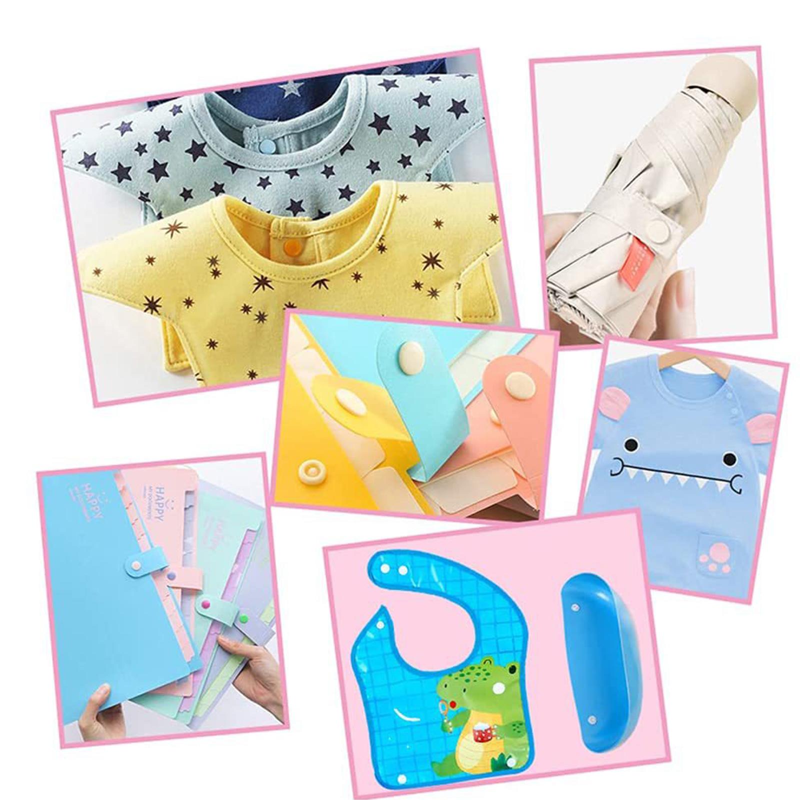 100xSnap Button Kit Copper Snap w/ Fastener Pliers for Clothes Sewing Diaper Silver