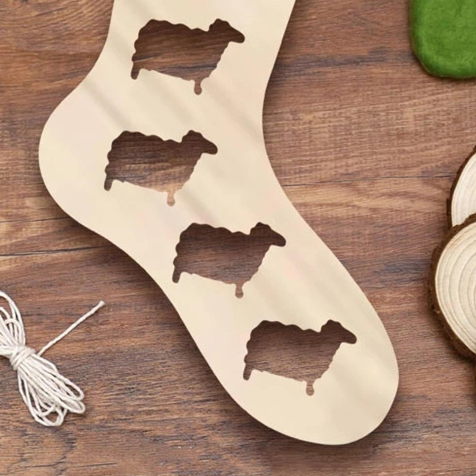 Sock Blocker Wooden Household Knitting Mold 2 Pcs for Lovers for Female LT06001