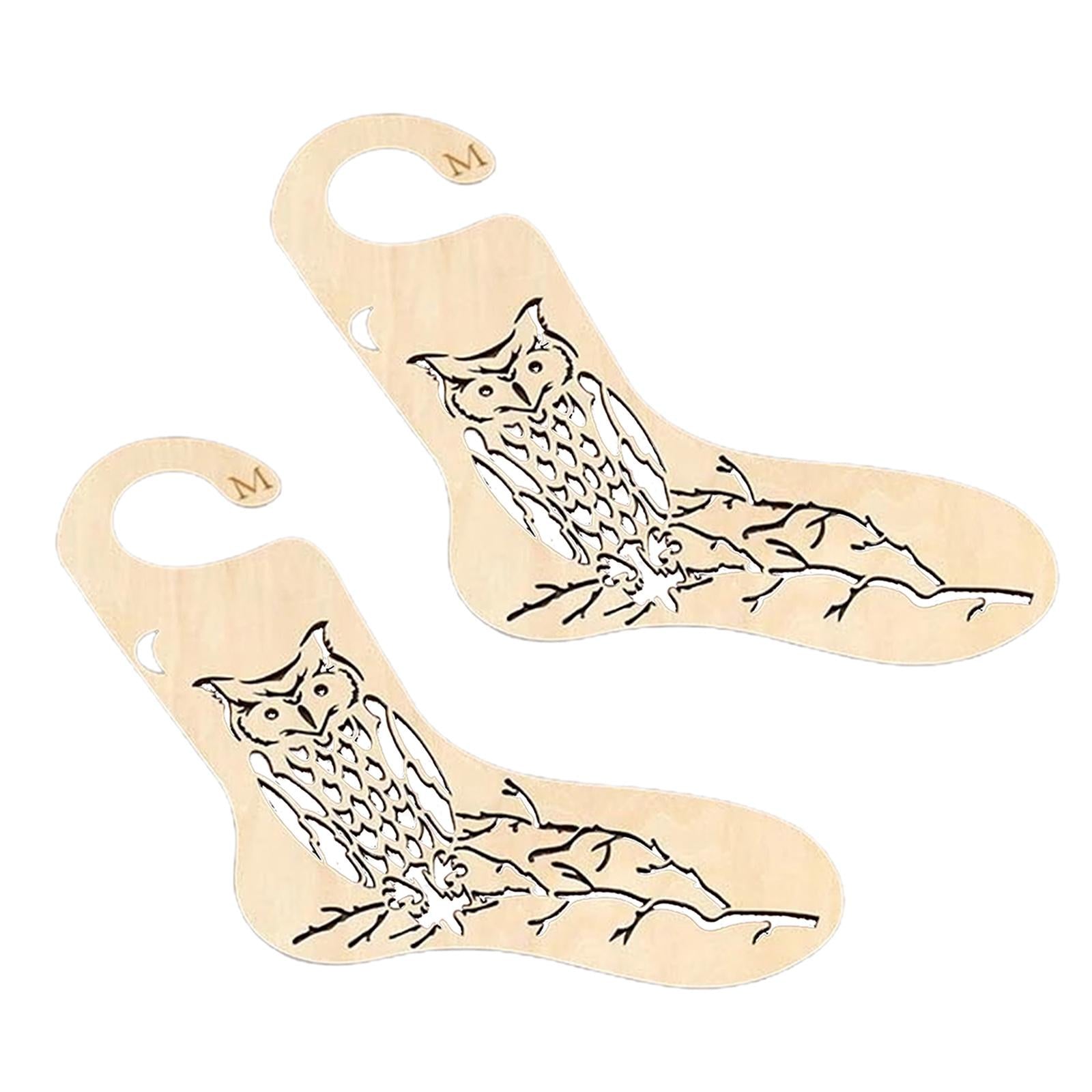 Sock Blocker Wooden Household Knitting Mold 2 Pcs for Lovers for Female LT06005