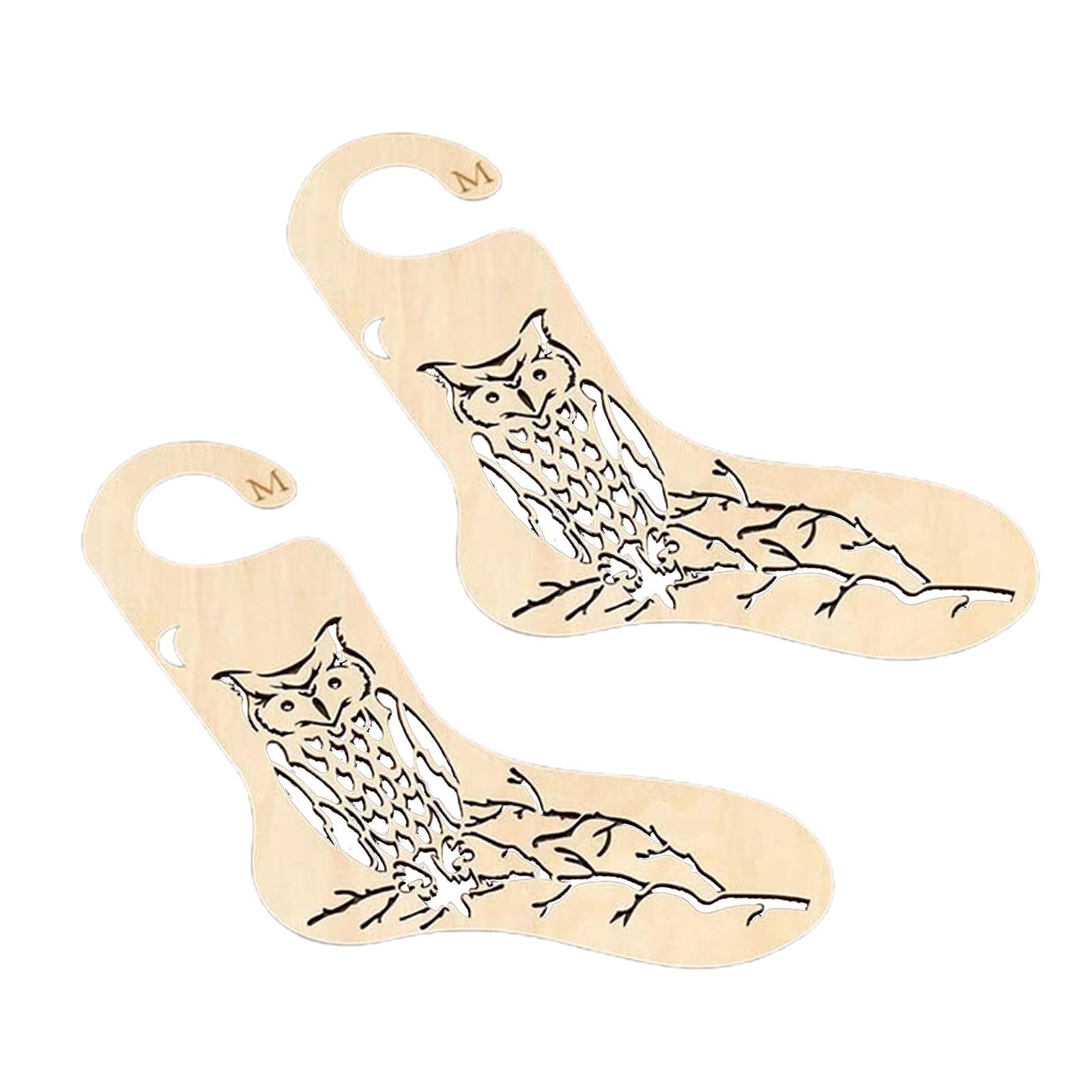 Sock Blocker Wooden Household Knitting Mold 2 Pcs for Lovers for Female LT06005