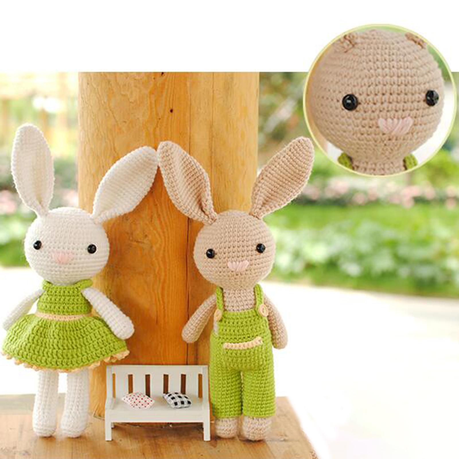 20Pcs Crochet Hooks Set Loom Tool Crocheting Wooden Handle for DIY Wool