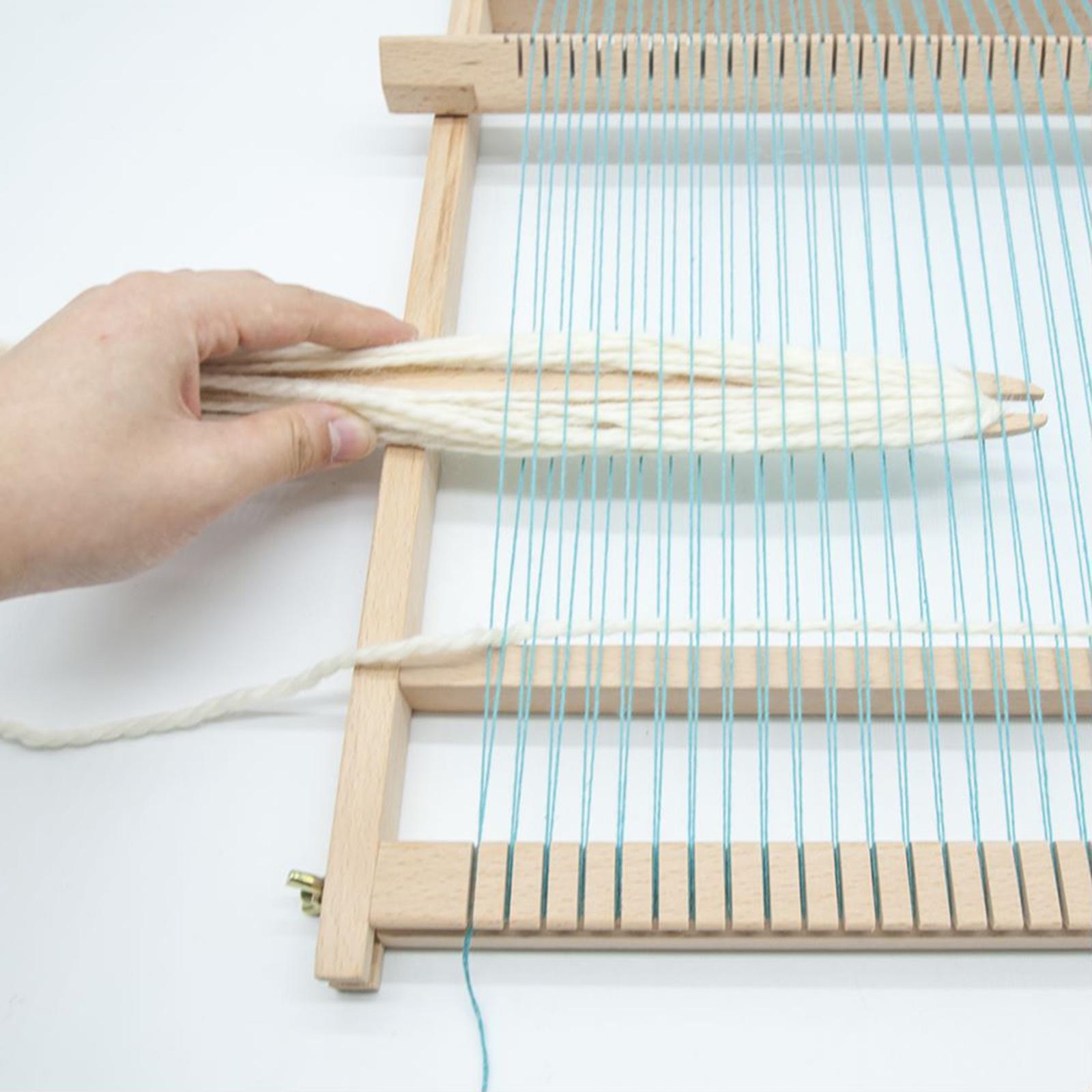 Wooden Weaving Loom Sticks 7Pcs Wood Weaving Crochet Needle for Tapestry 2