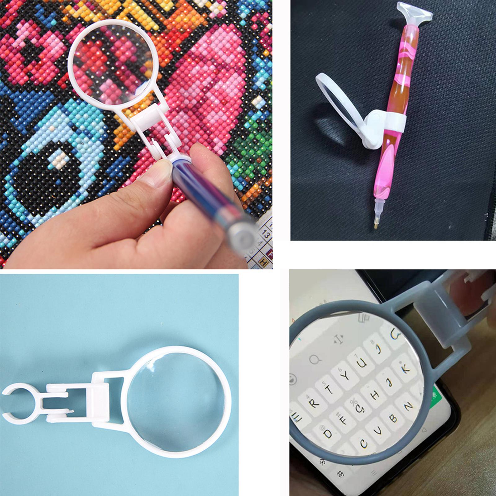 Folding Diamond Painting Tool Magnifier Point for Home Desktop Table Top AA1834