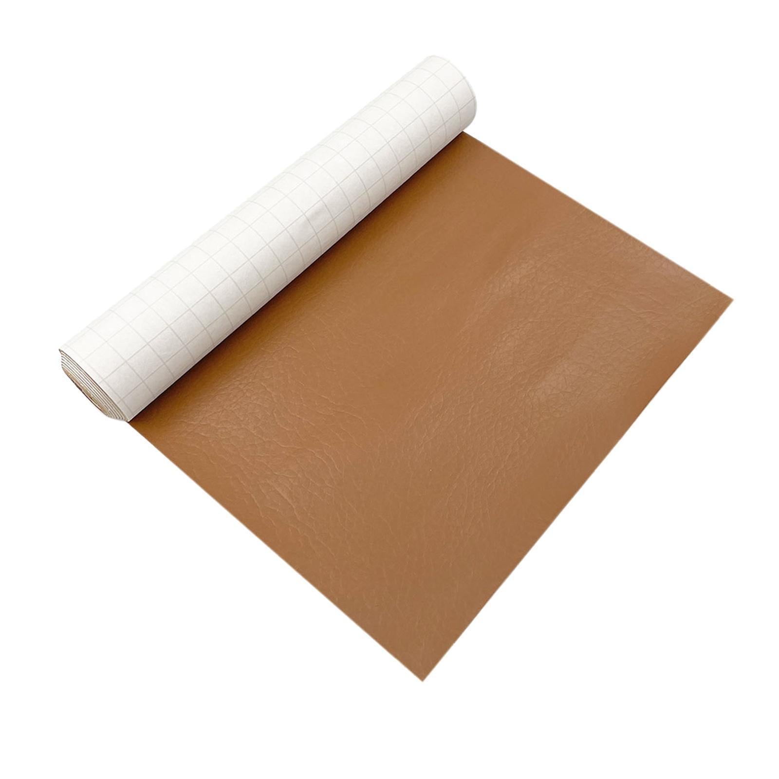 Household Leather Patches Artificial Repair Tape Repair Sticker for Indoor Khaki