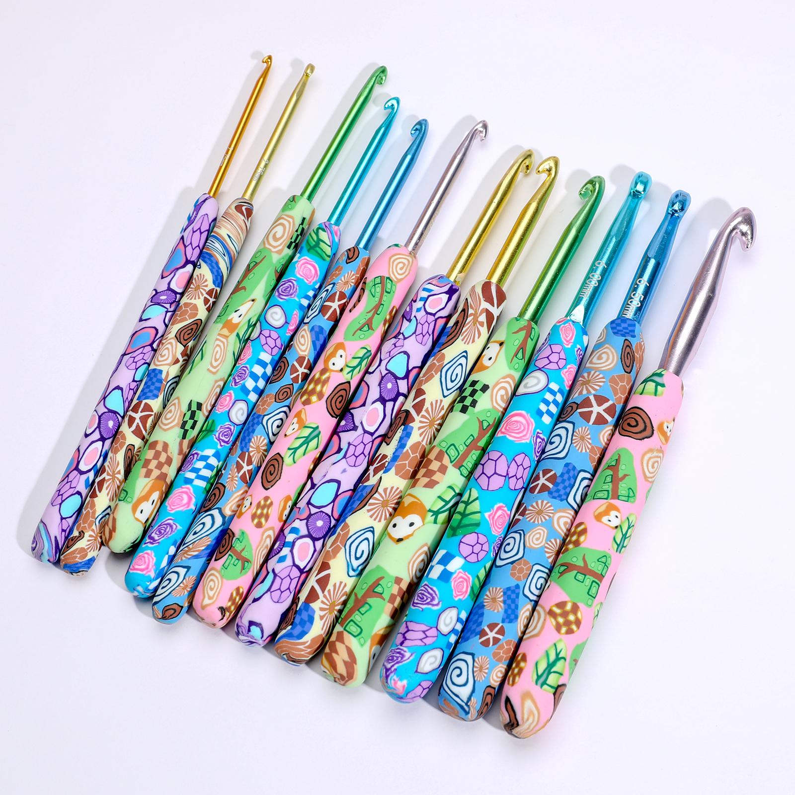 Crochet Hook Needles Knit Set Weave Craft Yarn Multicolor 2.25-8.0mm Animals