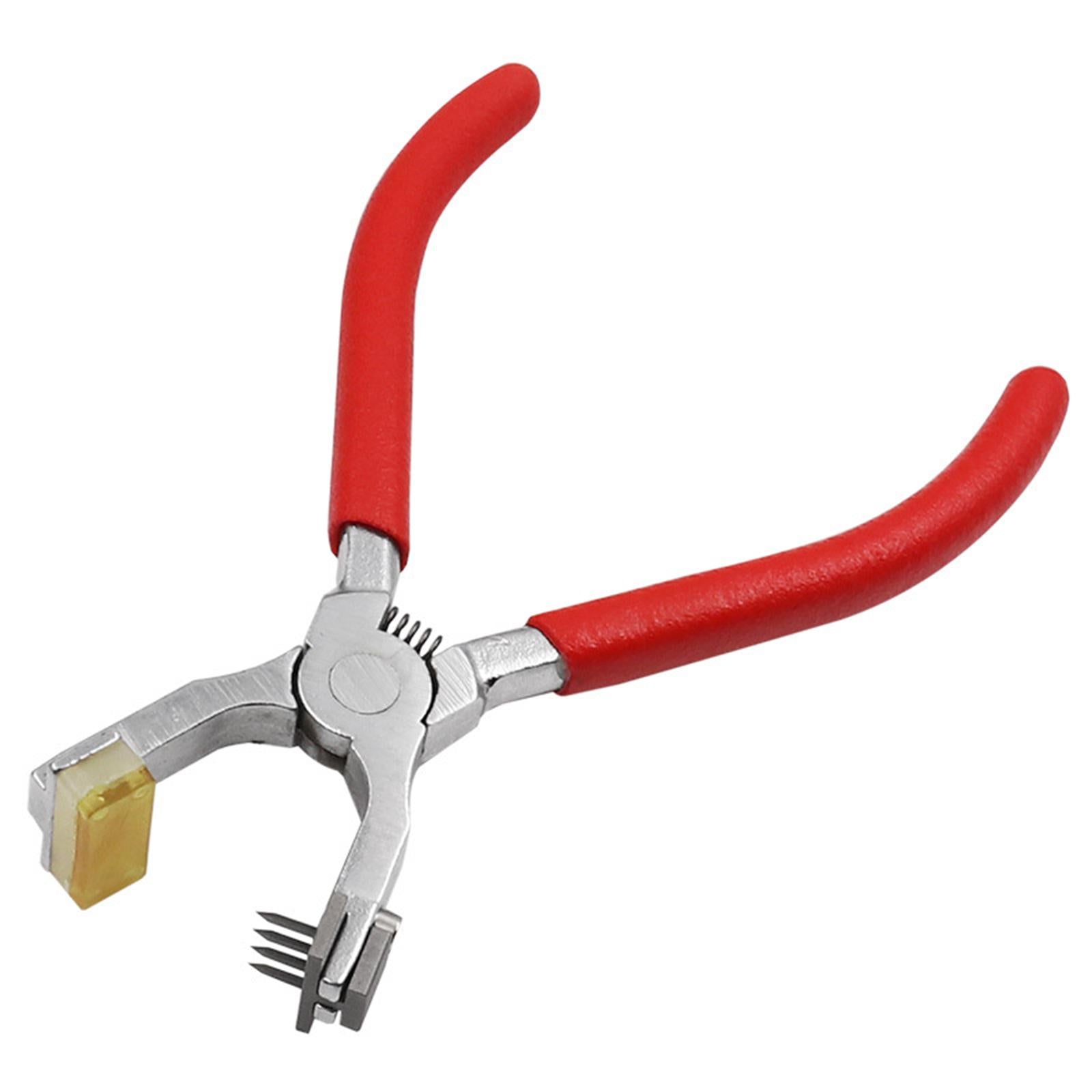 Punch Hand Pliers Stitching Leather Hole 4mm Silent Belts Bag Watch Band
