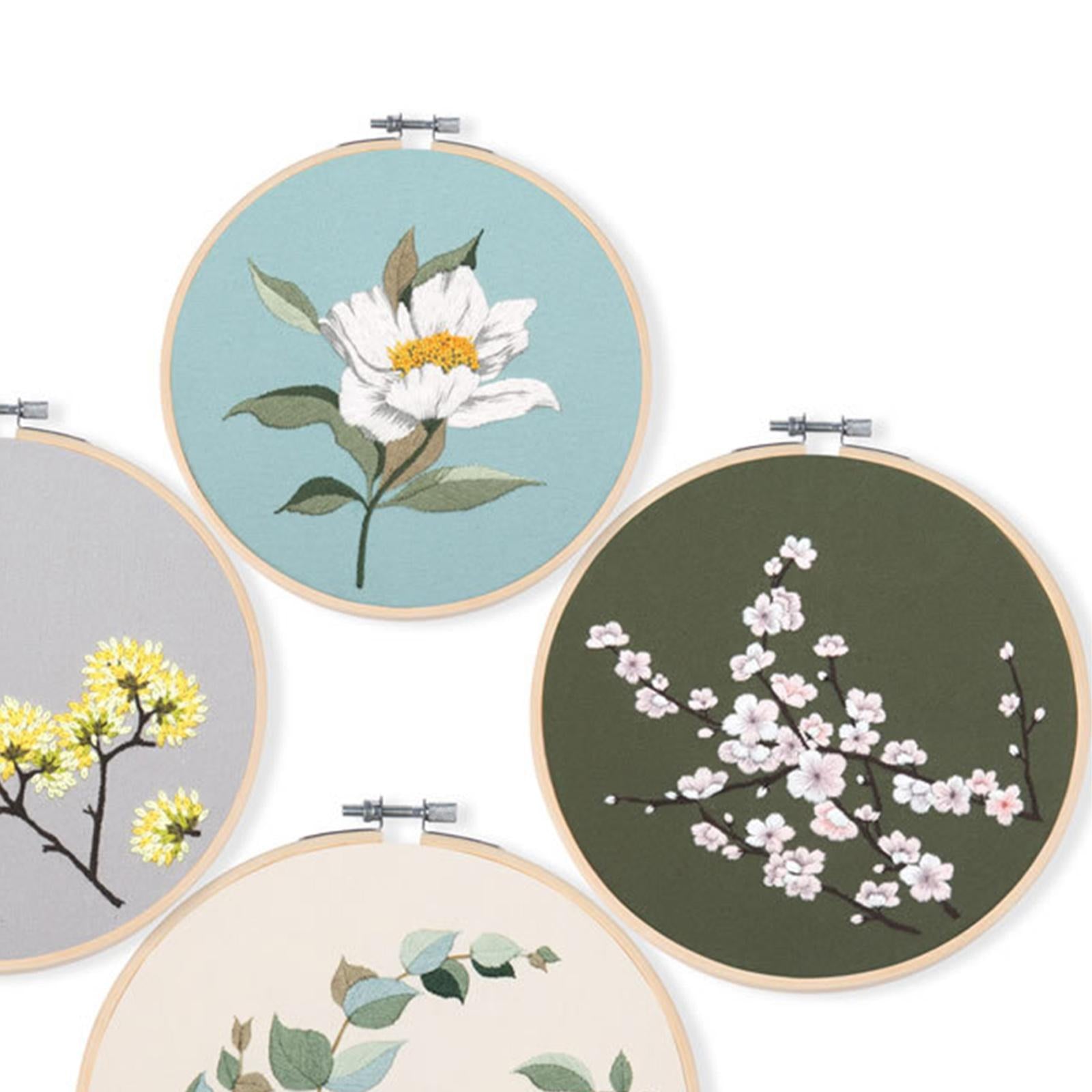 Embroidery Starter Kit Hand Sewing Color Threads Cloth Cross Stitch NO.11