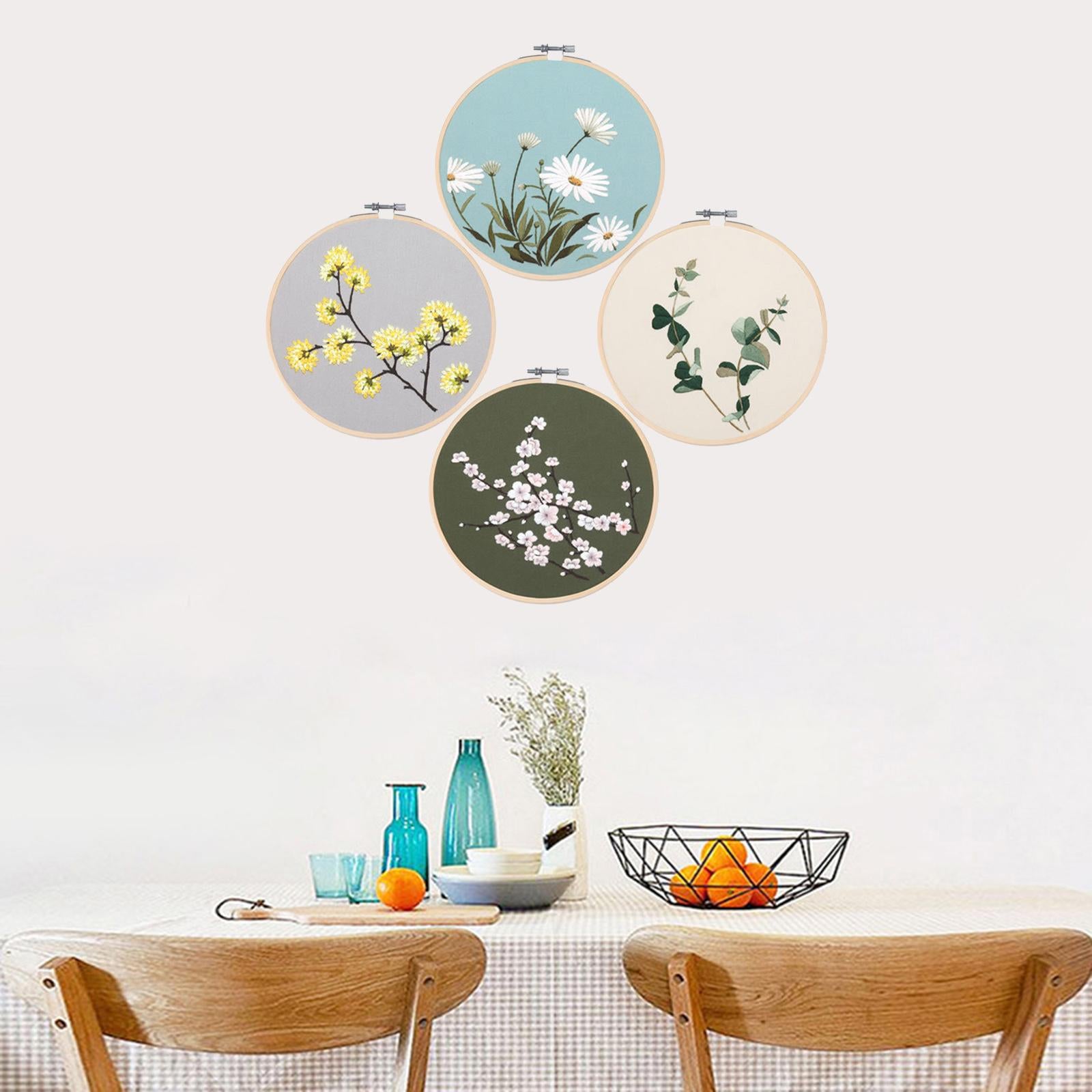 Embroidery Starter Kit Hand Sewing Color Threads Cloth Cross Stitch NO.13