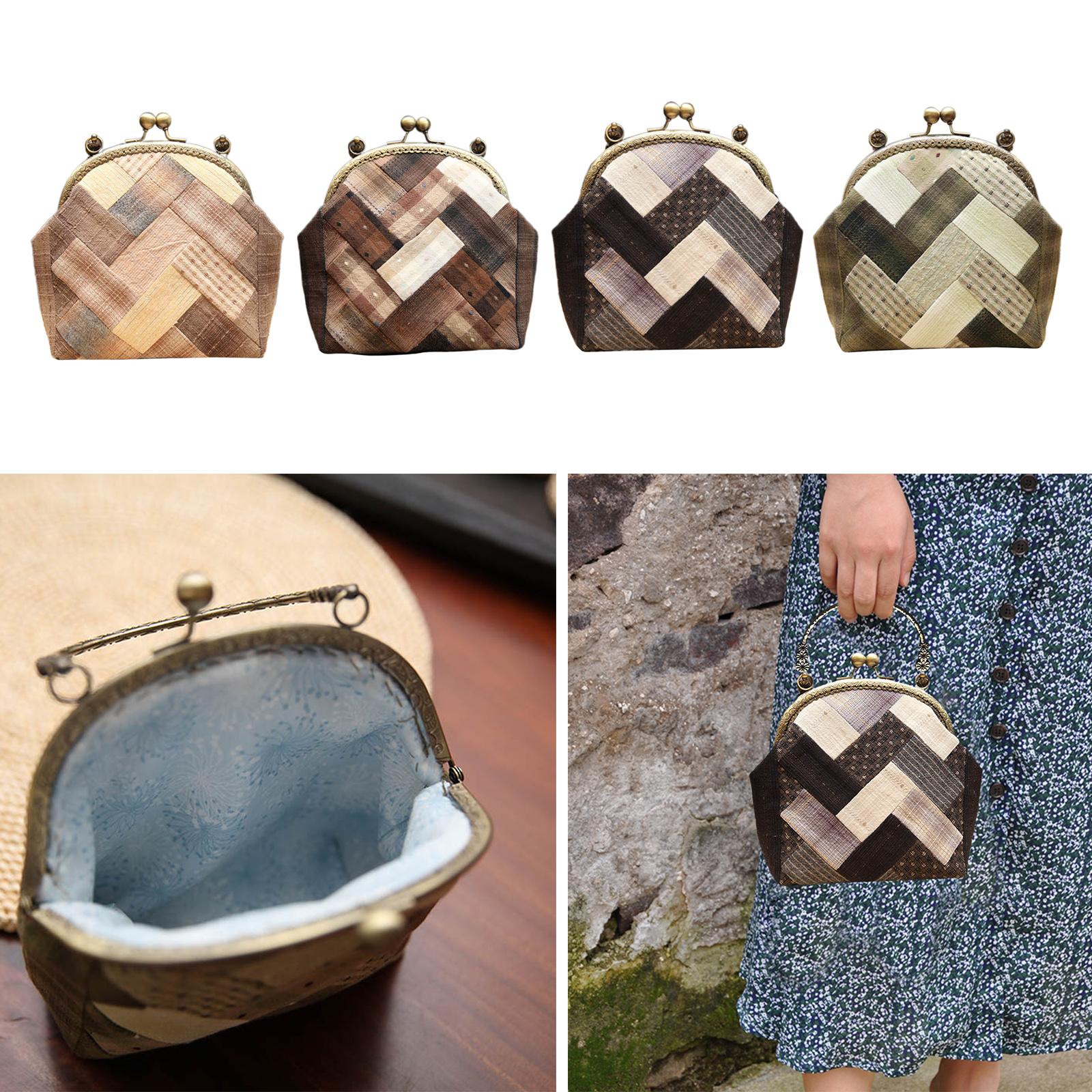 Handbag Material Kit Embroidery Set Artware Handmade Decoration Present Light Green