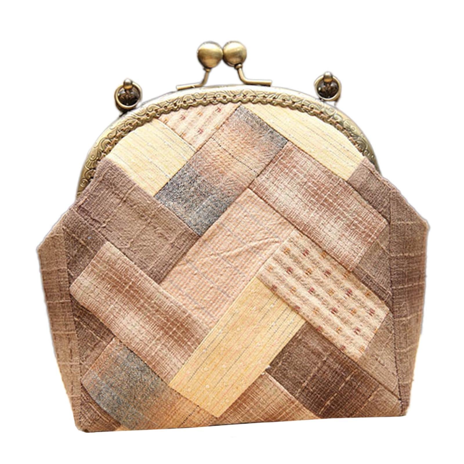 Handbag Material Kit Embroidery Set Artware Handmade Decoration Present Coffee