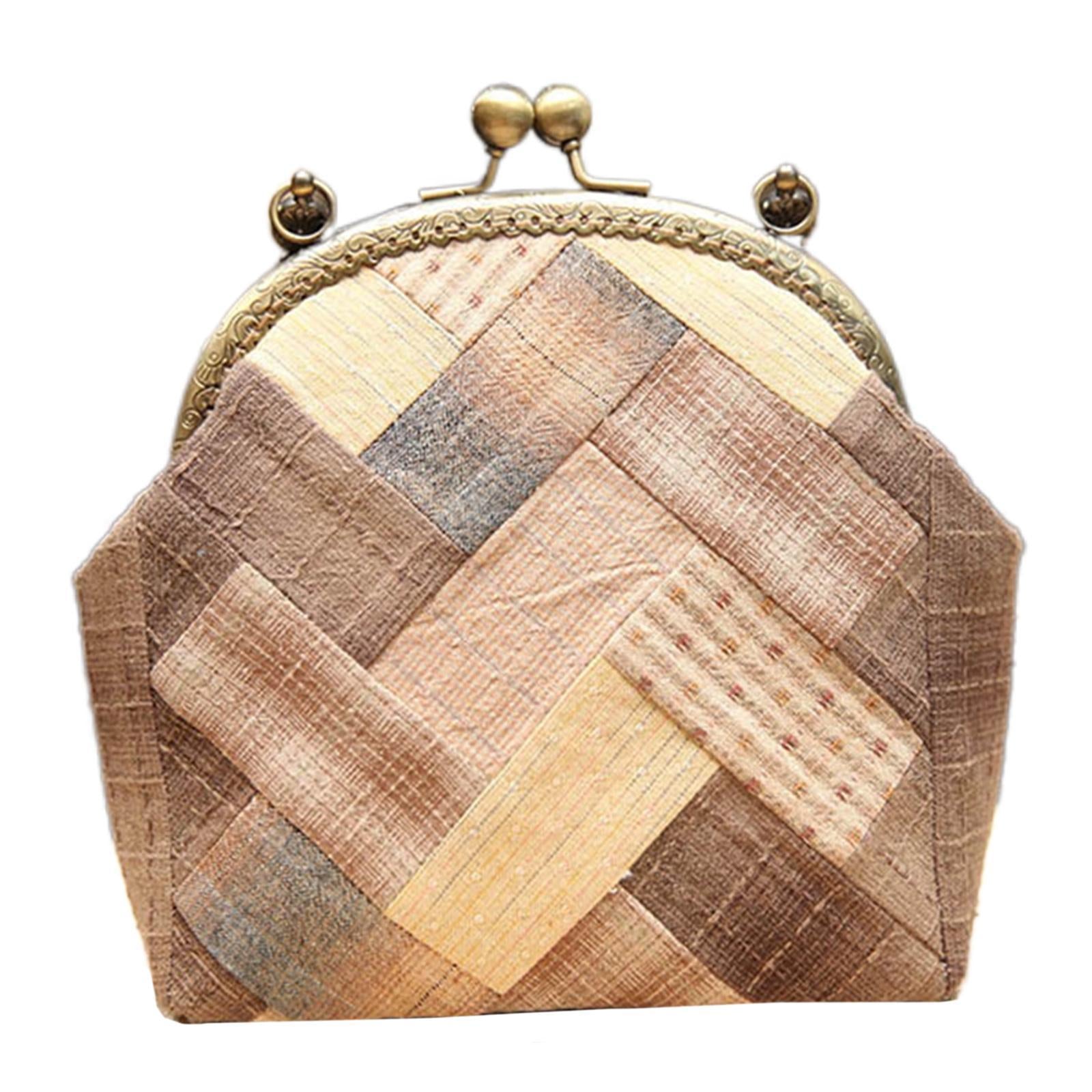 Handbag Material Kit Embroidery Set Artware Handmade Decoration Present Coffee