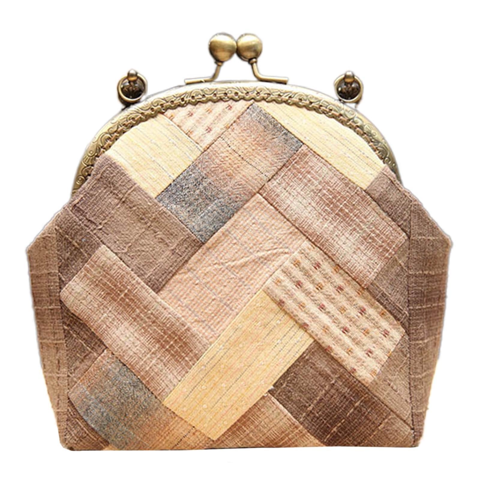 Handbag Material Kit Embroidery Set Artware Handmade Decoration Present Coffee