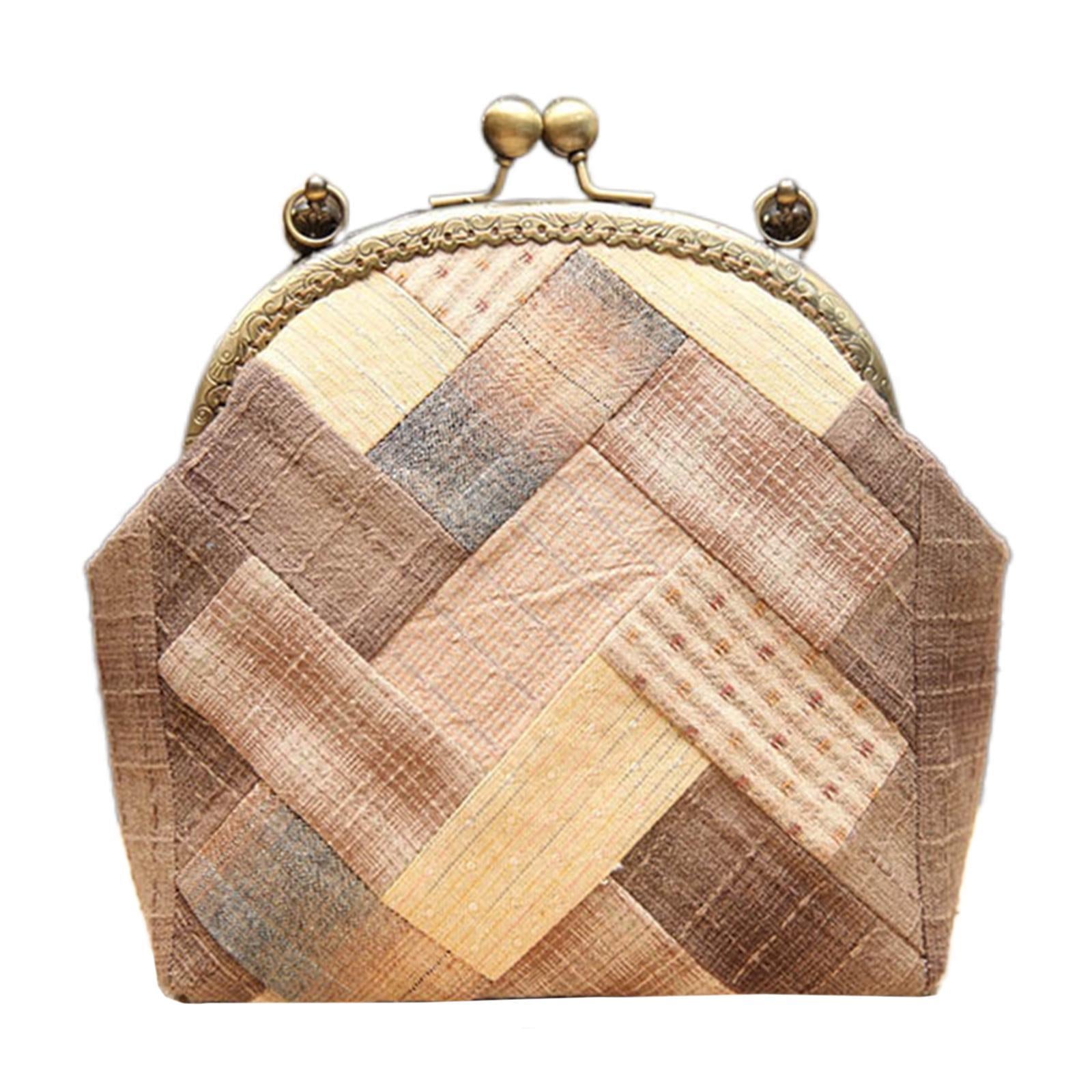 Handbag Material Kit Embroidery Set Artware Handmade Decoration Present Coffee