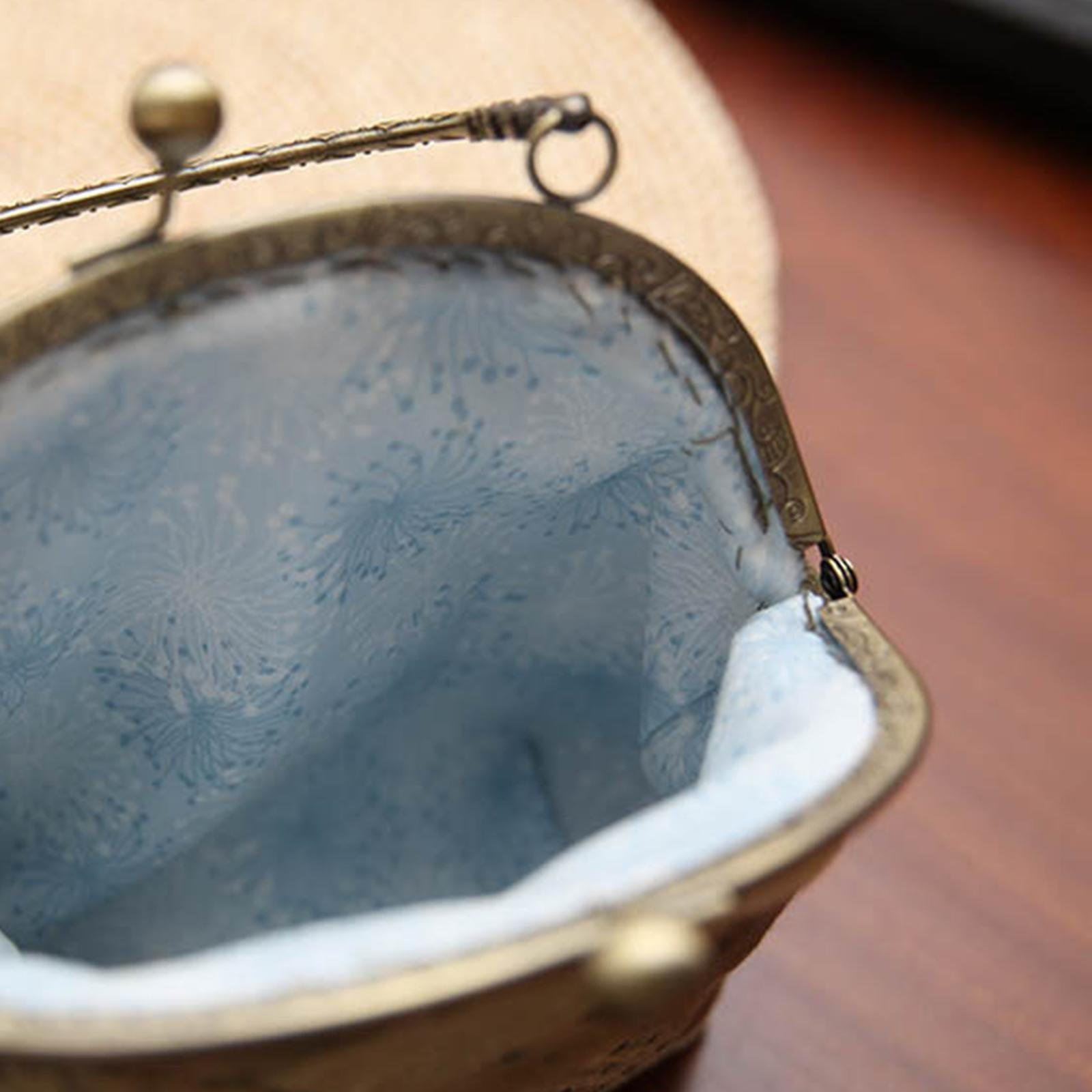 Handbag Material Kit Embroidery Set Artware Handmade Decoration Present Brown