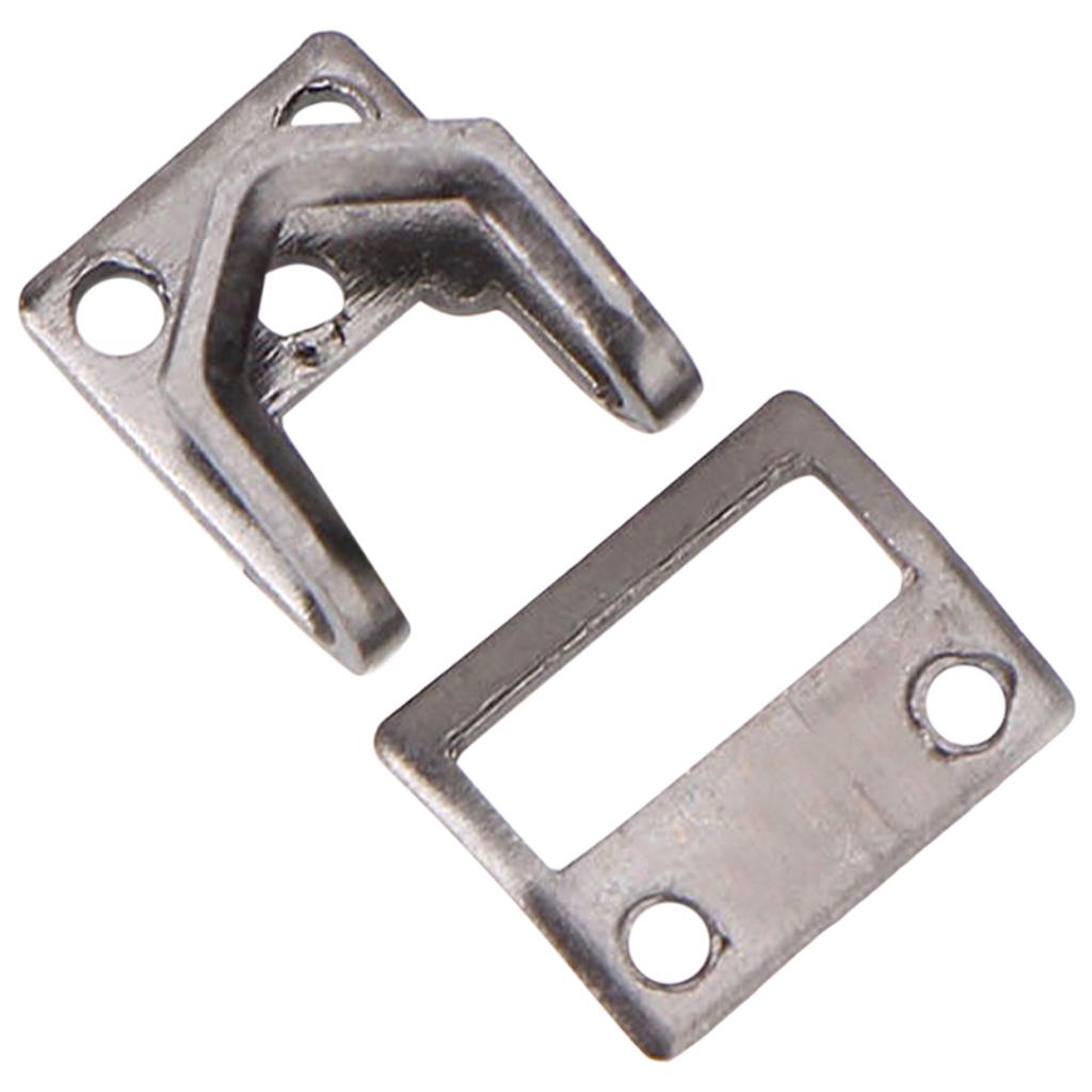 5 Pair Trouser Hooks Clothes Trousers Pants Fasteners Style 5 Grey