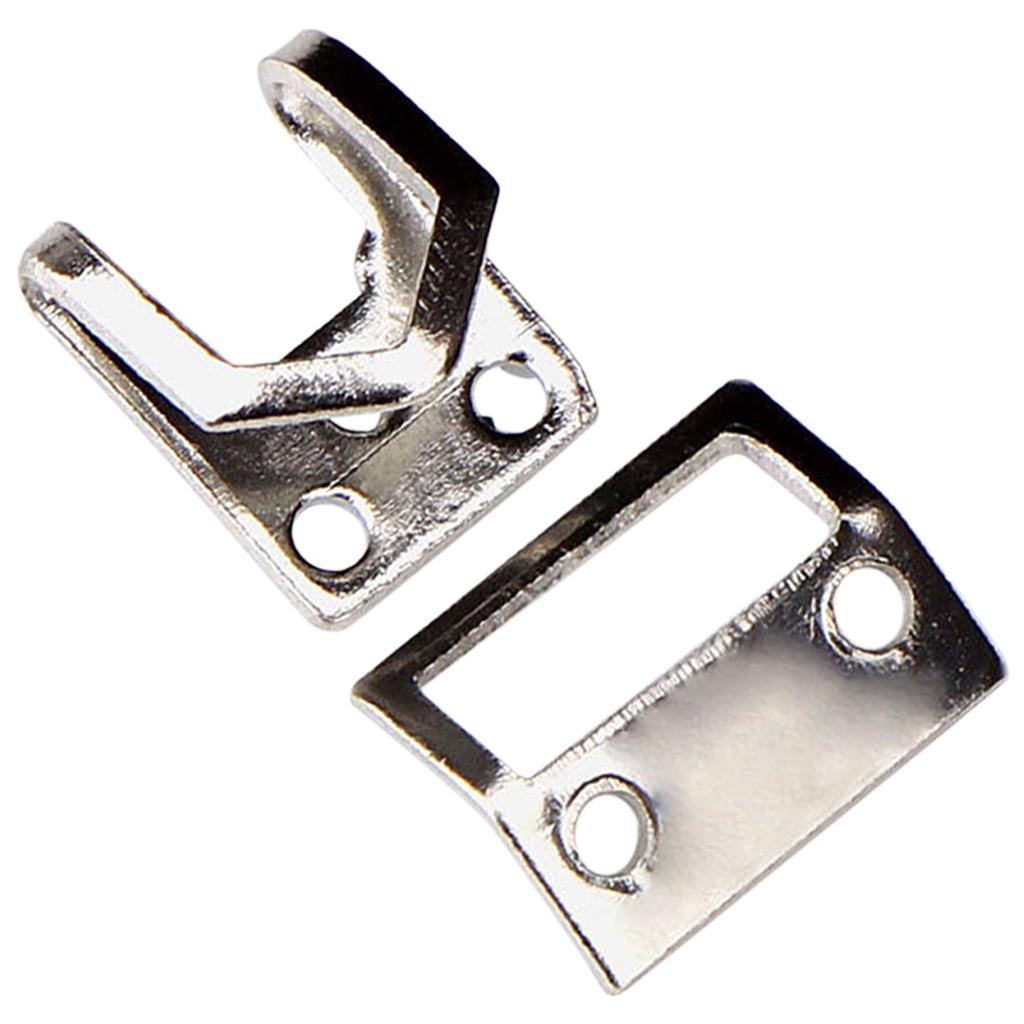 5 Pair Trouser Hooks Clothes Trousers Pants Fasteners Style 5 Silver