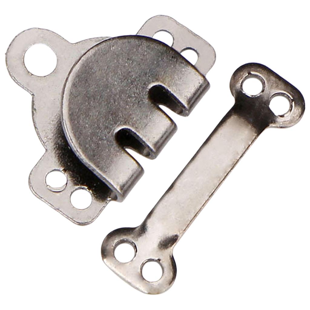 5 Pair Trouser Hooks Clothes Trousers Pants Fasteners Style 9 Grey