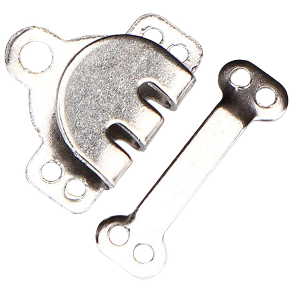 5 Pair Trouser Hooks Clothes Trousers Pants Fasteners Style 9 Silver